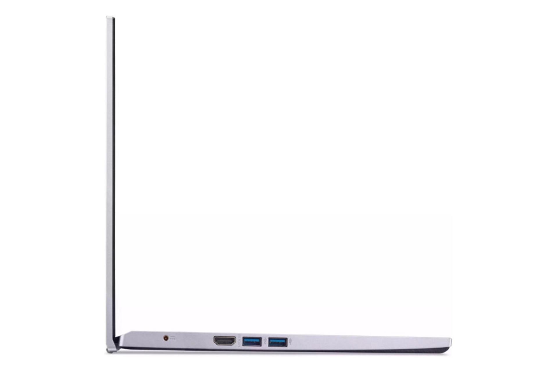 لپ تاپ ایسر Acer Aspire 3 A315-59-50GA نمای جانبی چپ و درگاه ها
