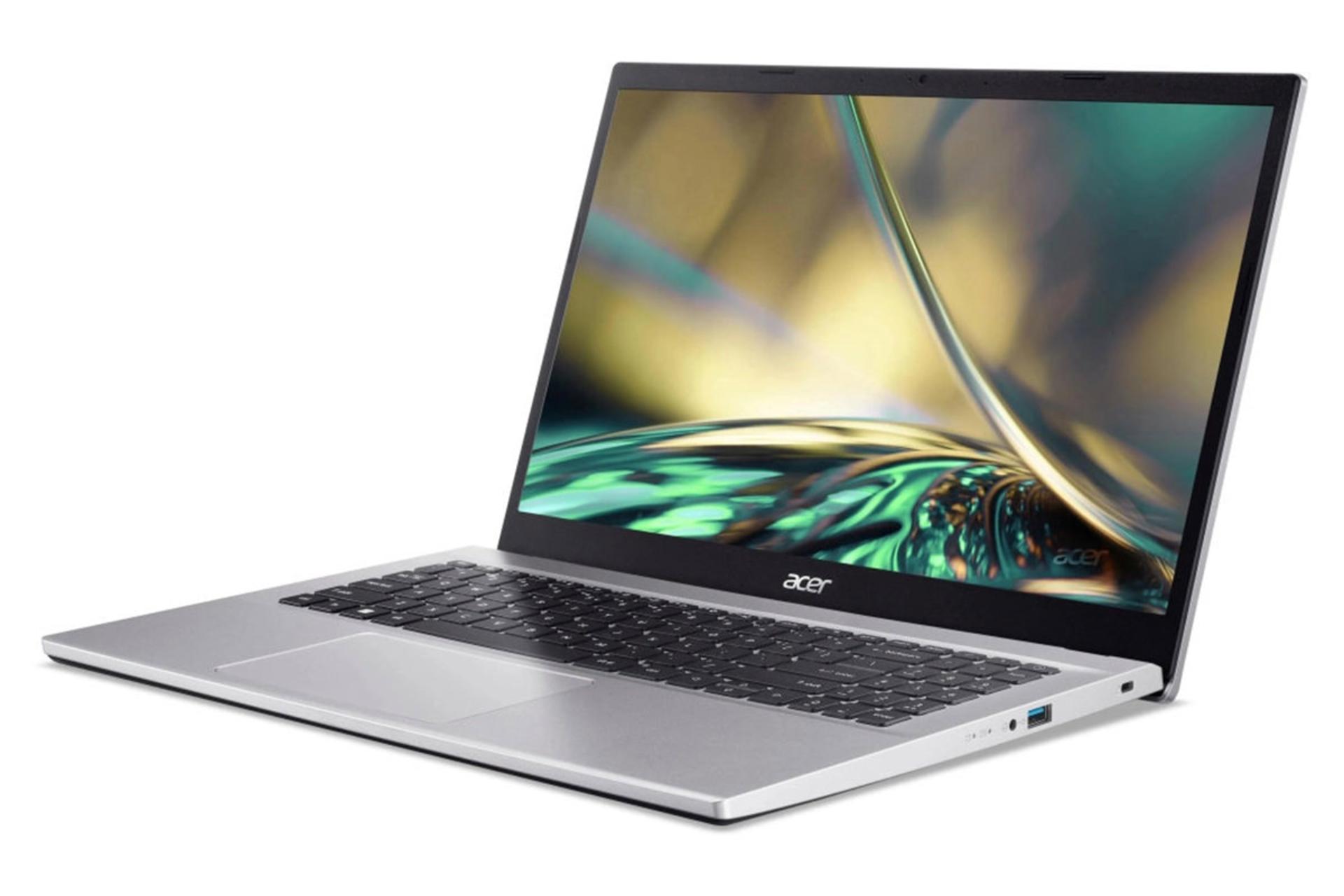 لپ تاپ ایسر Acer Aspire 3 A315-59-50GA نمای جلو و راست