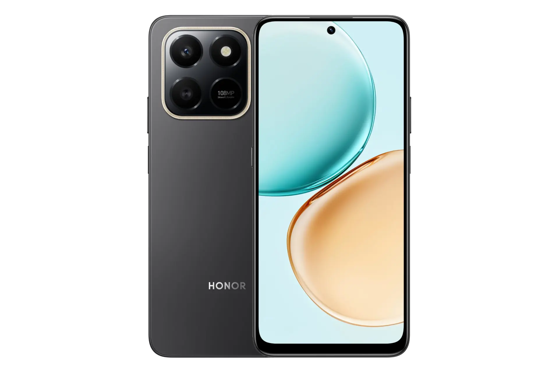 پنل جلو و پشت گوشی موبایل آنر 400 اسمارت 4G مشکی / HONOR 400 Smart 4G