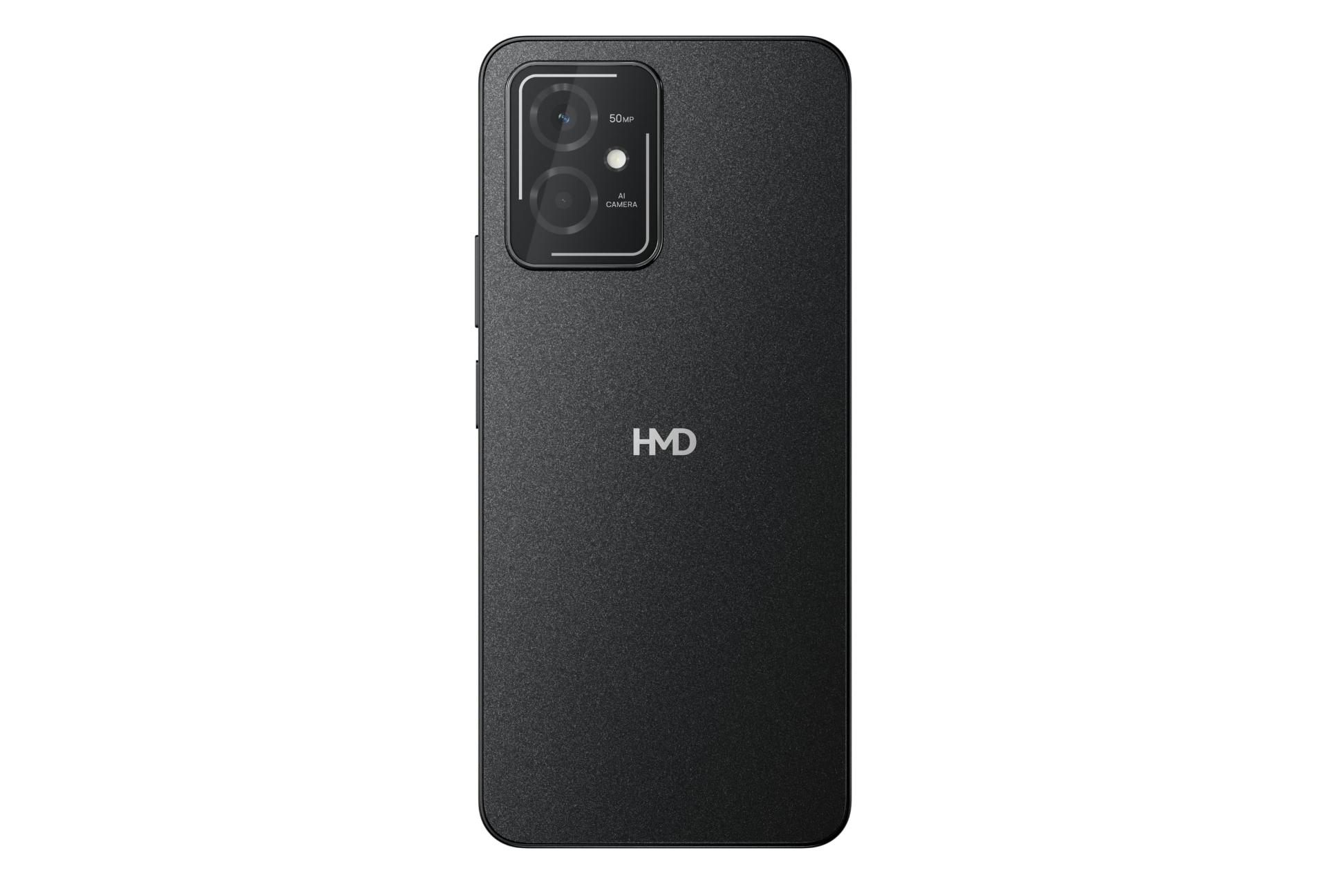 پنل پشت و چینش دوربین گوشی موبایل اچ ام دی وایب 5G مشکی / HMD Vibe 5G