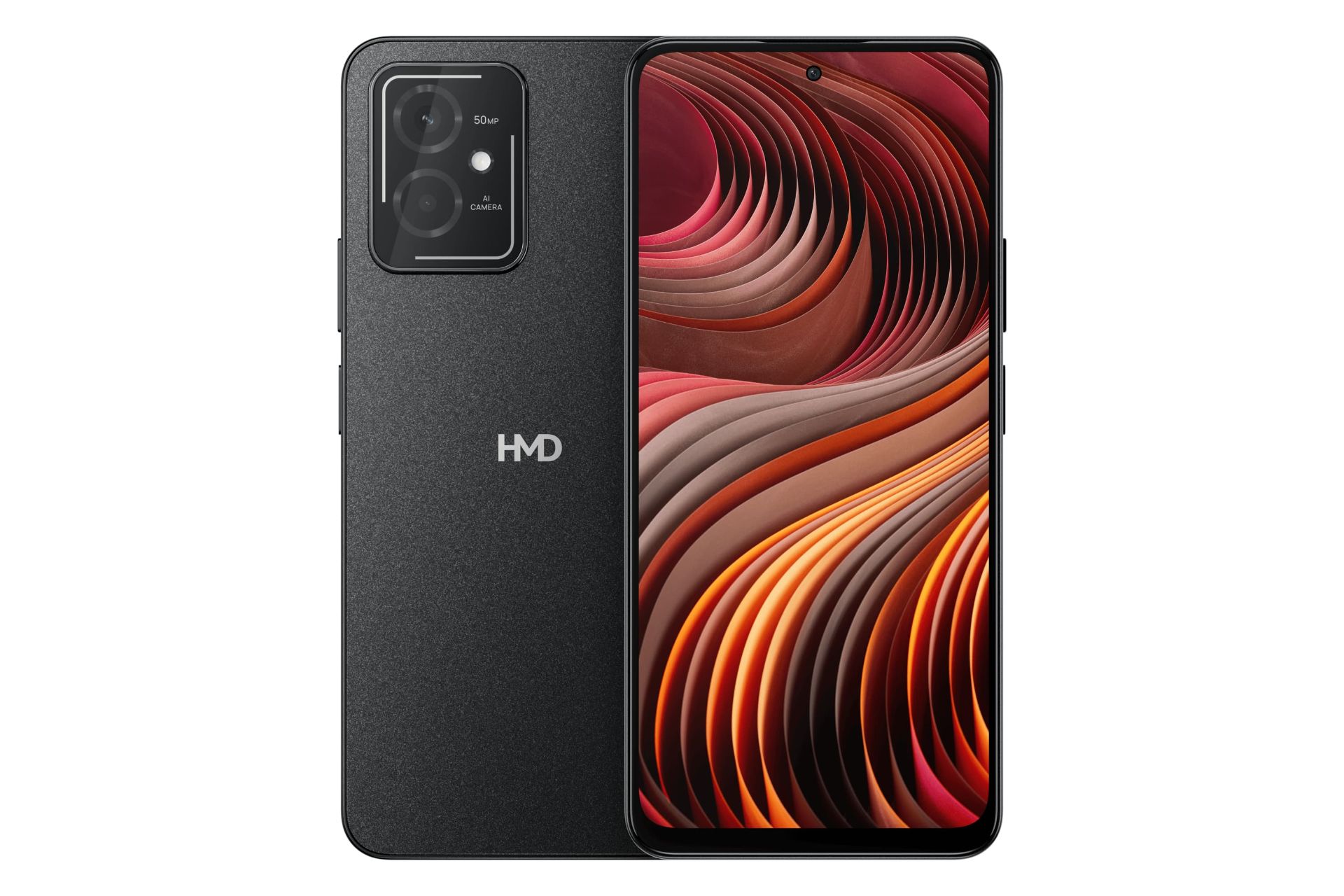 پنل جلو و پشت گوشی موبایل اچ ام دی وایب 5G مشکی / HMD Vibe 5G