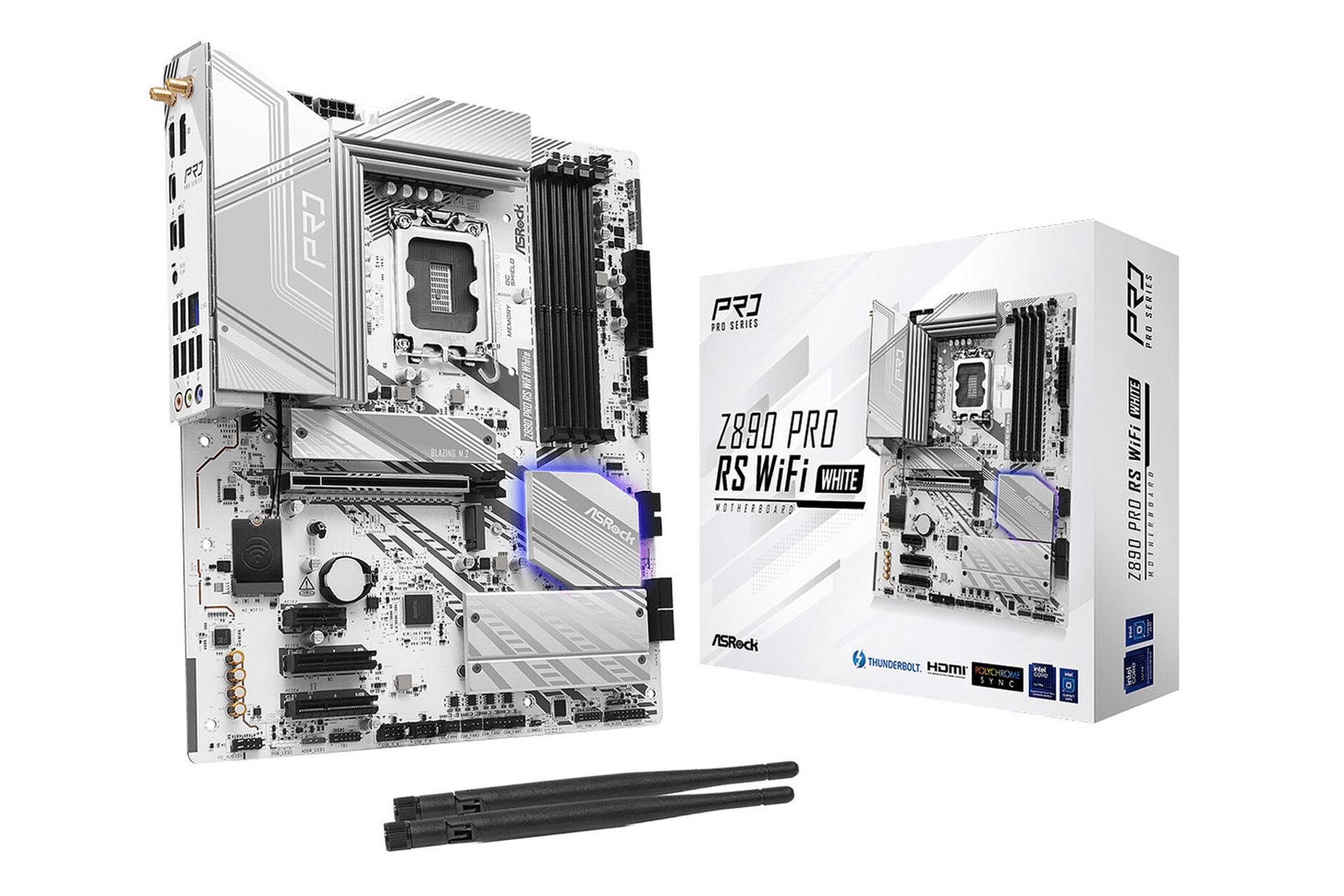 اقلام همراه مادربرد ازراک Z890 Pro RS WiFi