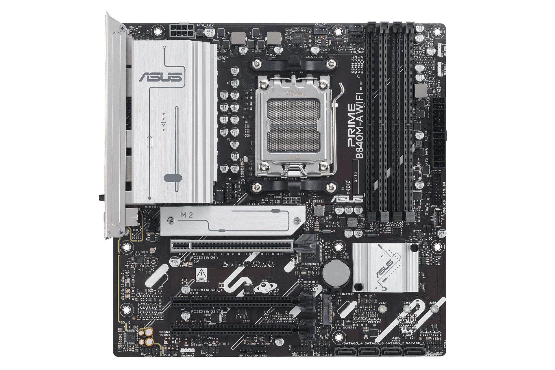 مادربرد ایسوس PRIME B840M-A WIFI نمای روبرو