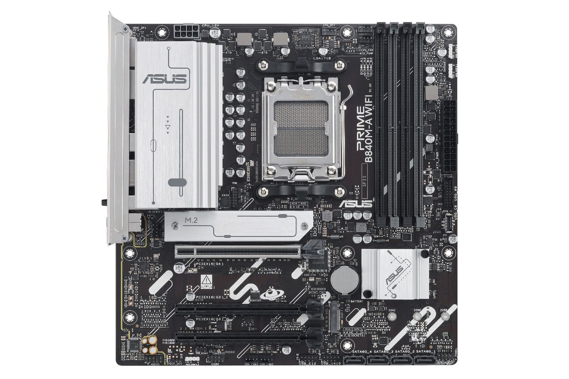 مادربرد ایسوس PRIME B840M-A WIFI نمای روبرو