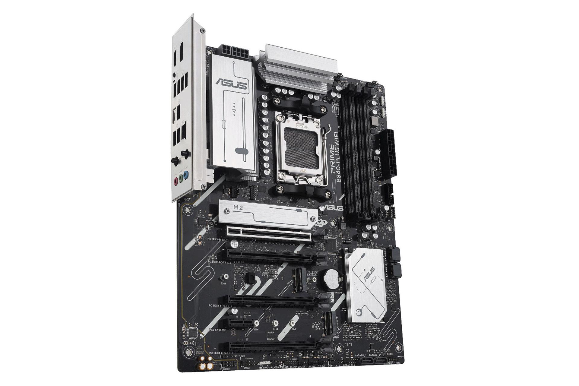 نمای سمت چپ مادربرد ایسوس PRIME B840-PLUS WIFI