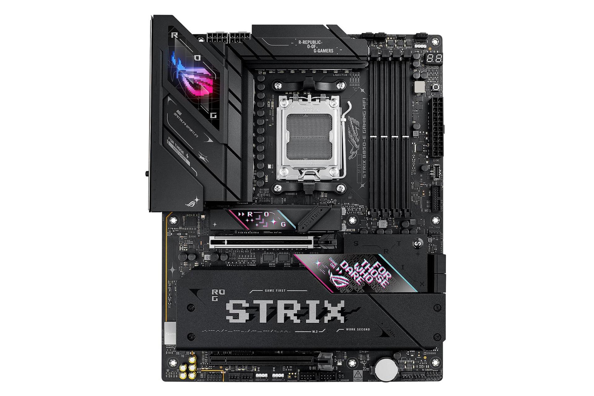 مادربرد ایسوس ROG STRIX B850-E GAMING WIFI نمای روبرو