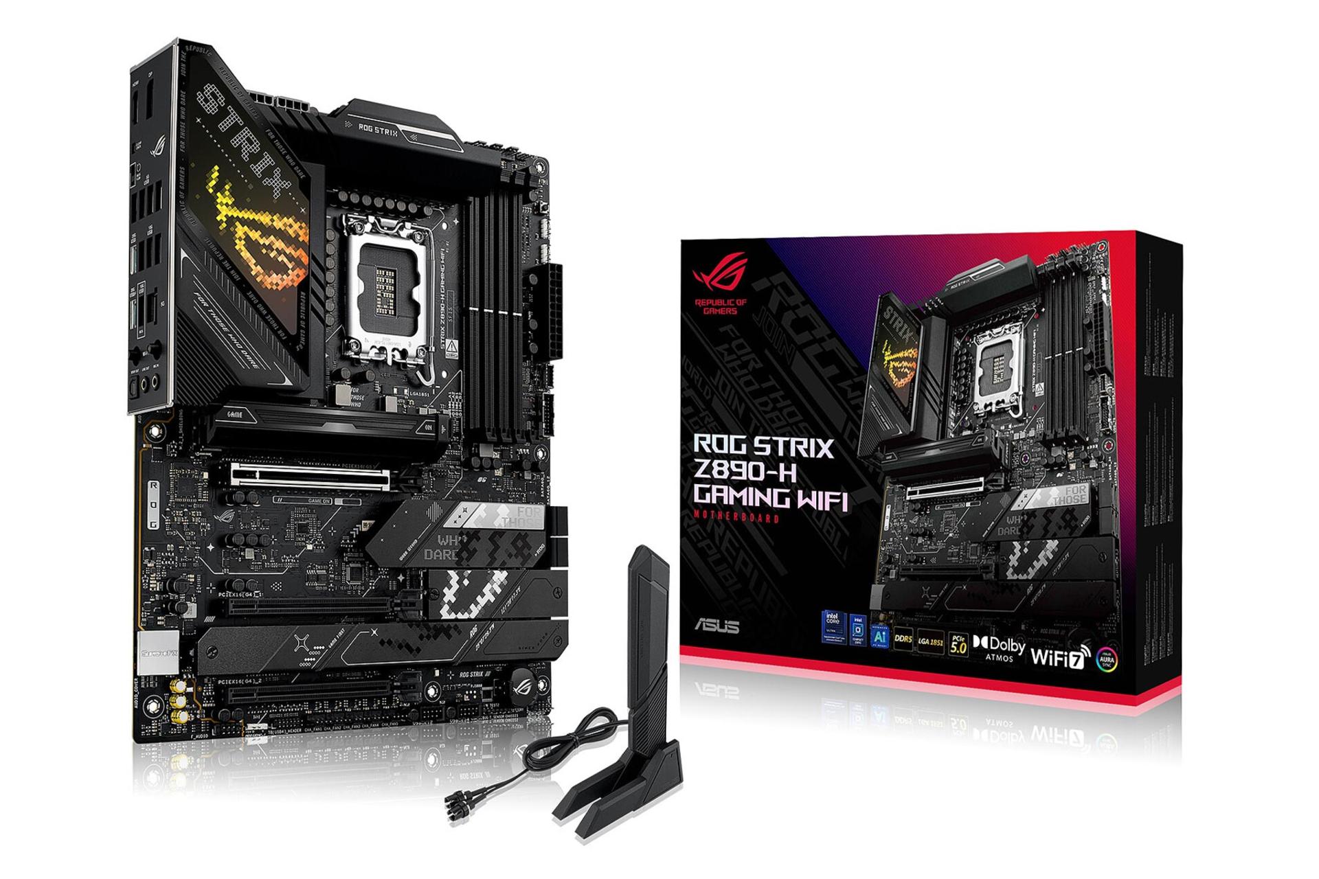 اقلام همراه مادربرد ایسوس ROG STRIX Z890-H GAMING WIFI
