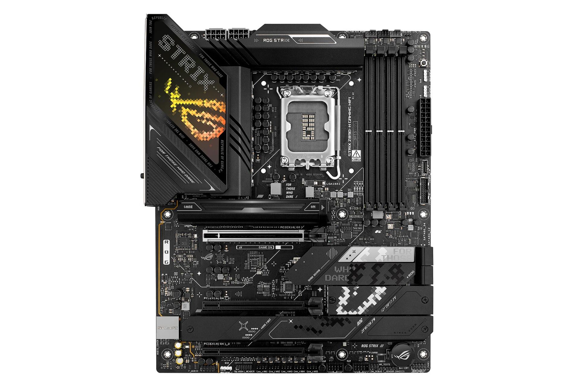 مادربرد ایسوس ROG STRIX Z890-H GAMING WIFI نمای روبرو