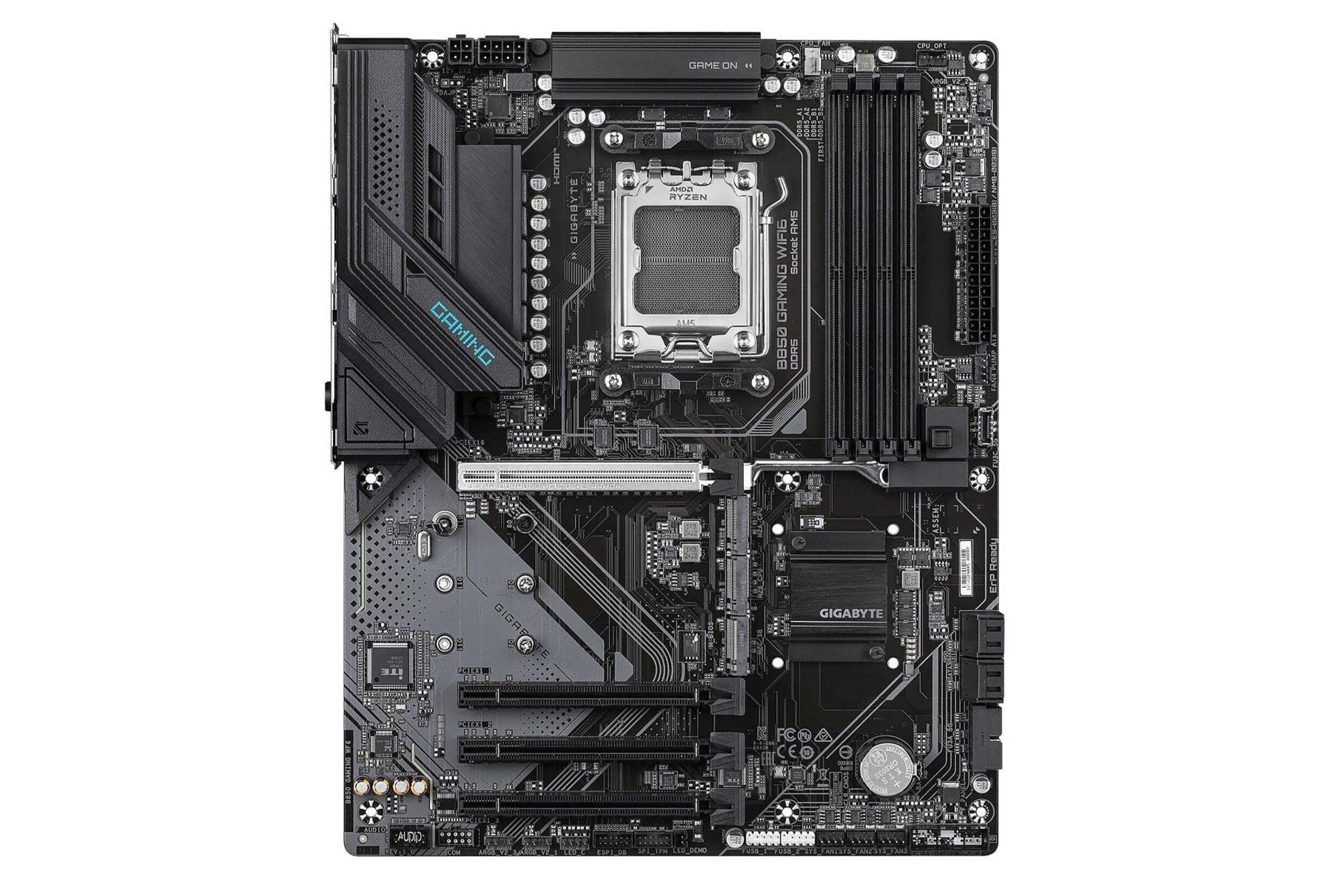 مادربرد گیگابایت B850 GAMING WIFI6 (rev. 1.x) نمای روبرو