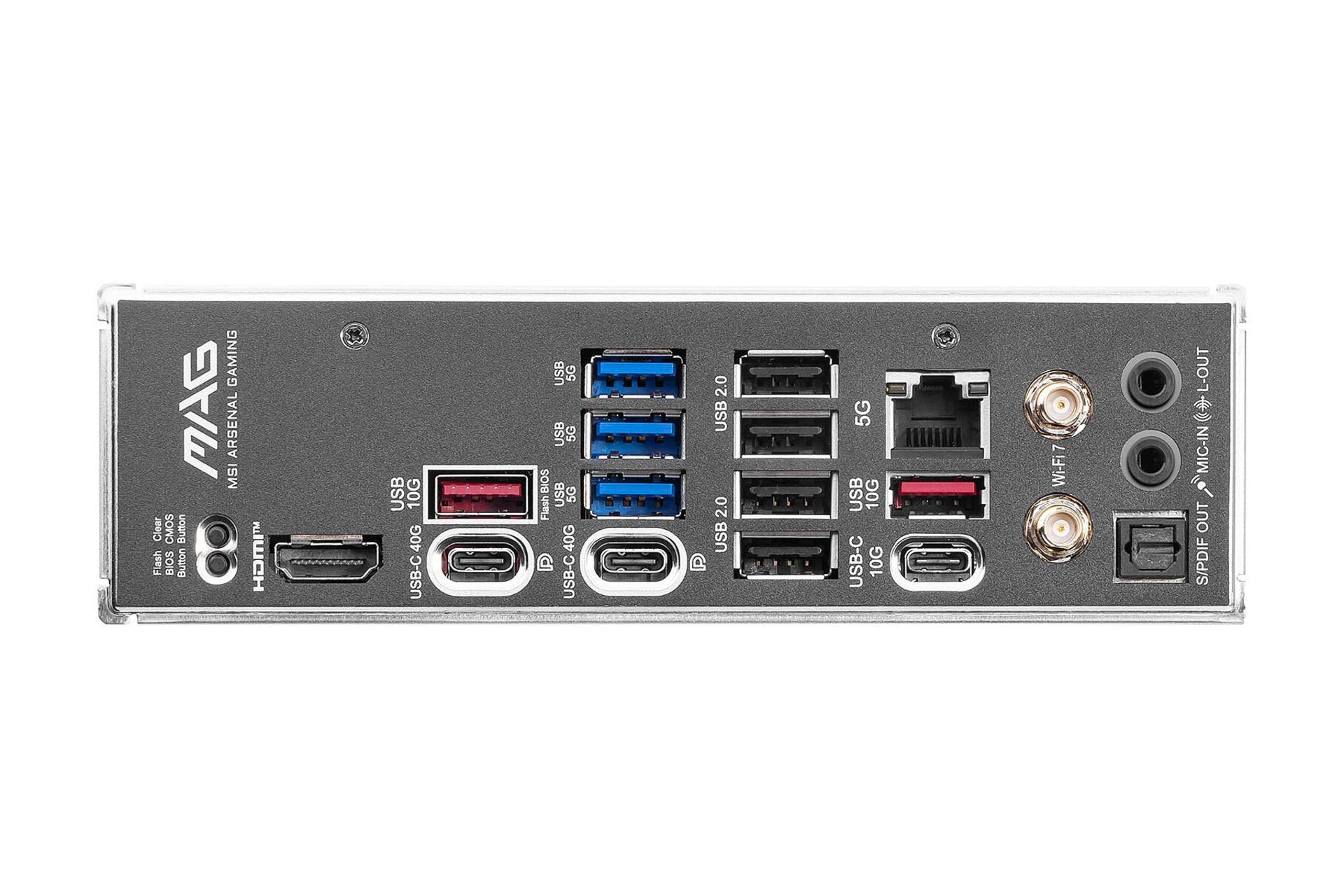 کانکتور مادربرد ام اس آی MAG X870E TOMAHAWK WIFI