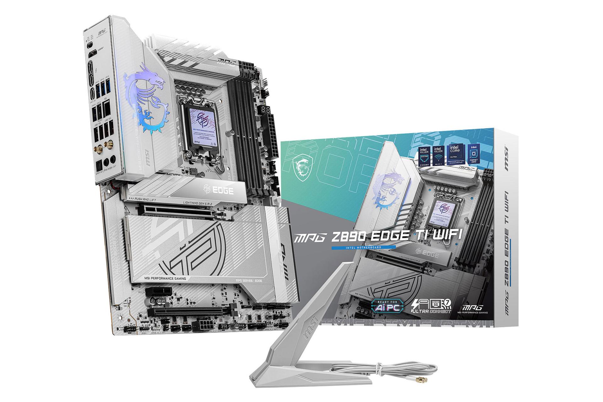 جعبه مادربرد ام اس آی MPG Z890 EDGE TI WIFI