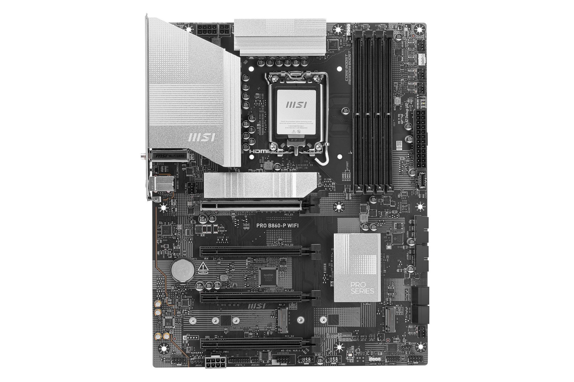 مادربرد ام اس آی PRO B860-P WIFI نمای روبرو