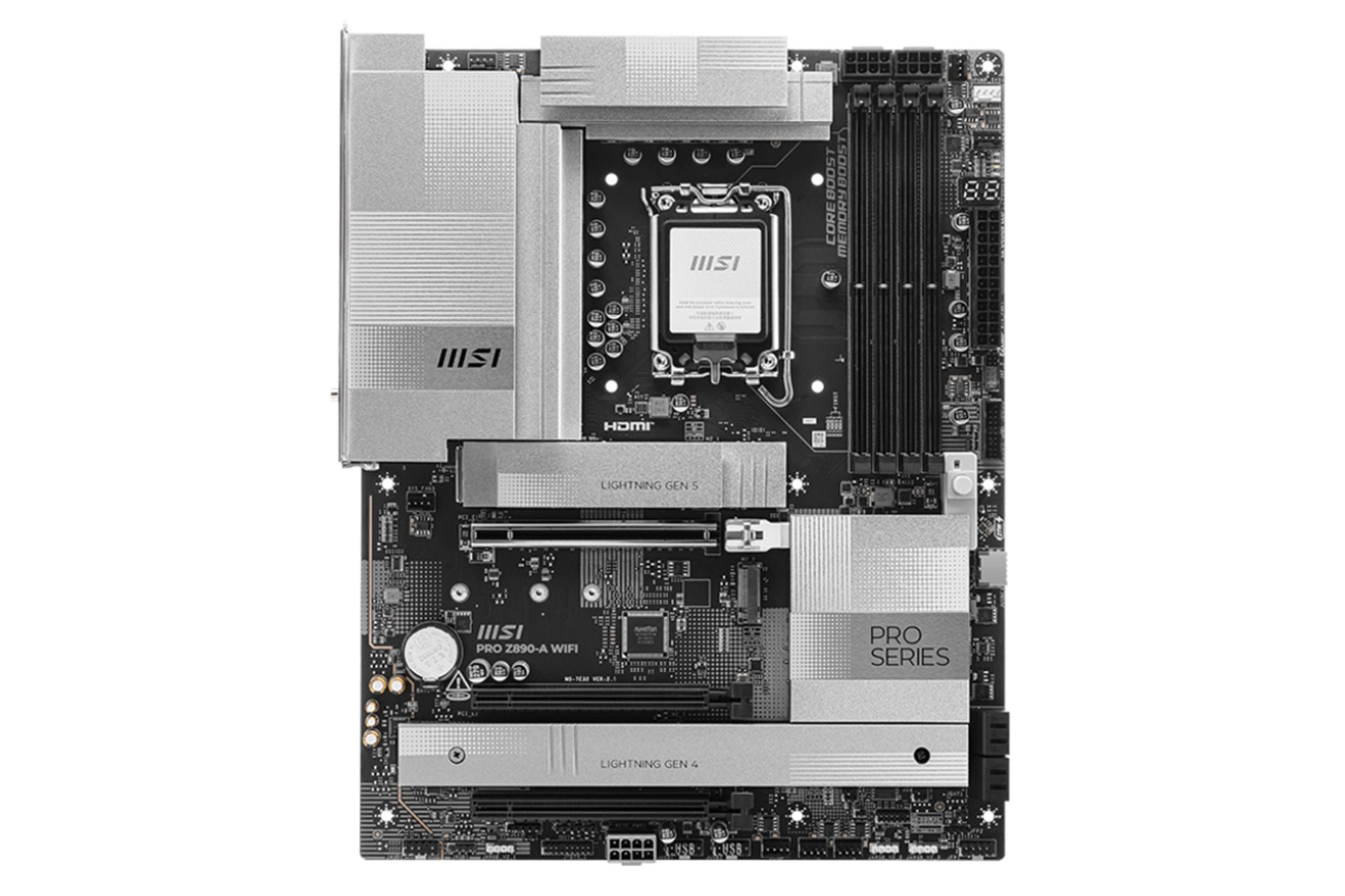 مادربرد ام اس آی PRO Z890-A WIFI نمای روبرو