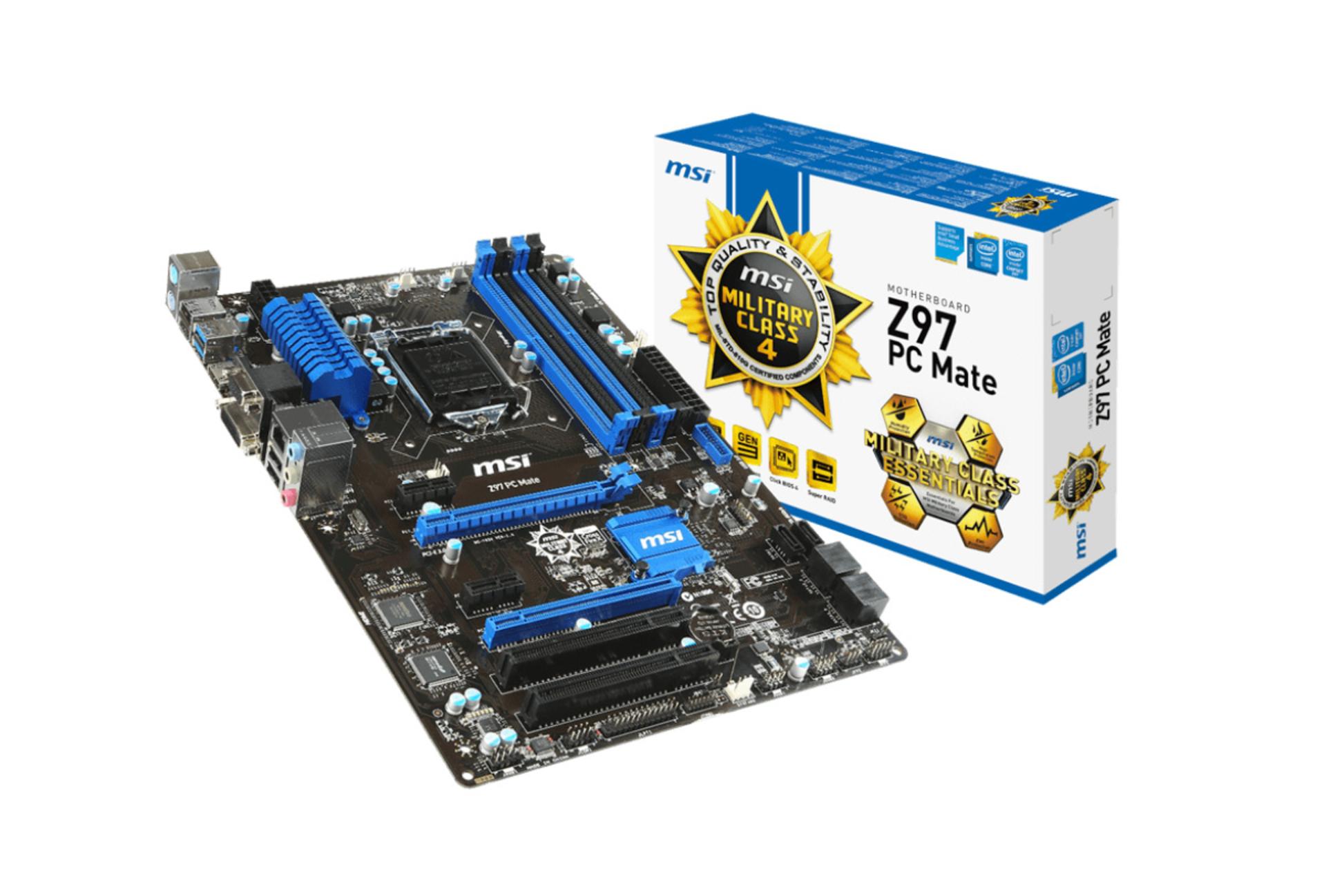 جعبه مادربرد ام اس آی Z97 PC Mate