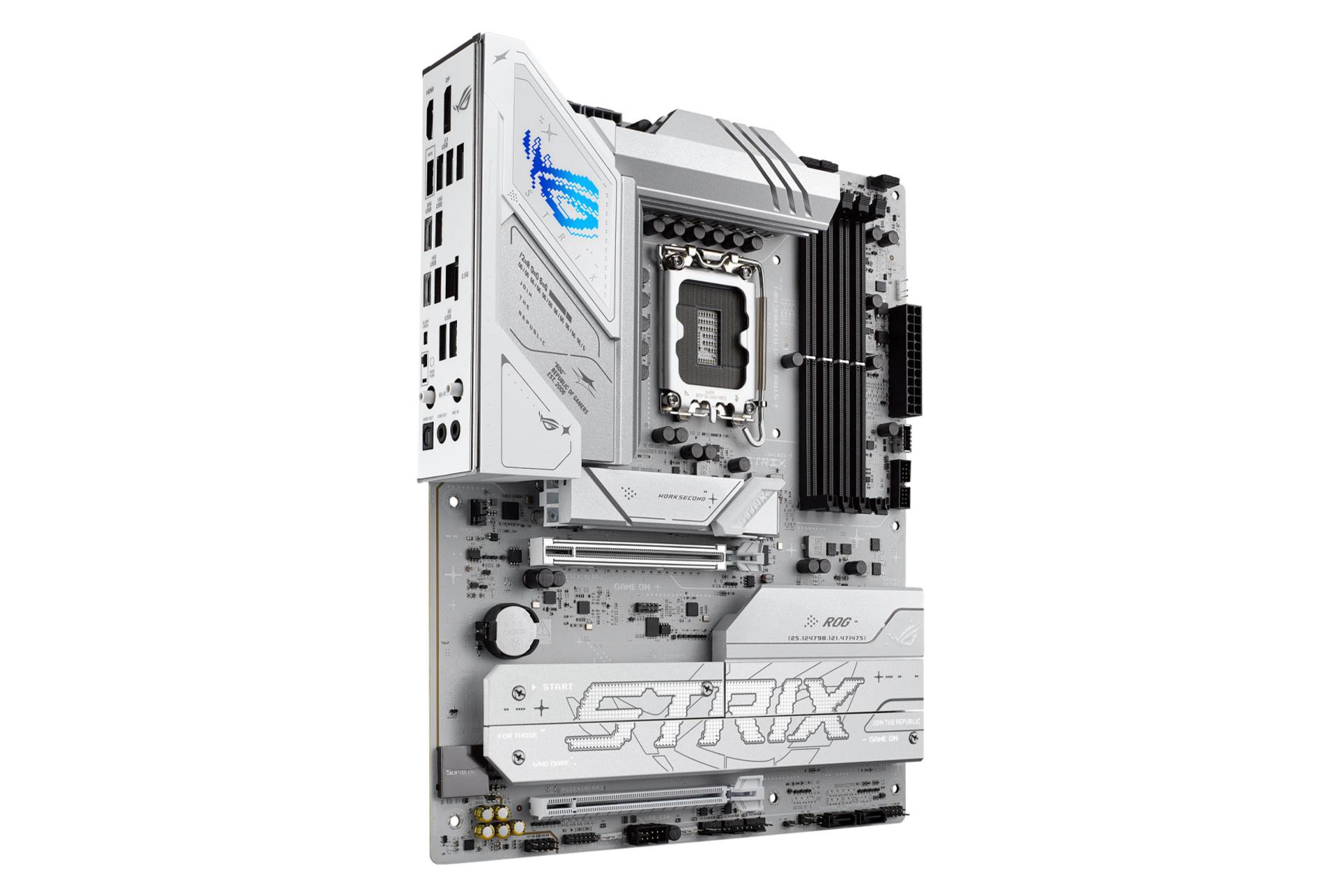 نمای سمت چپ مادربرد ایسوس ROG STRIX B860-A GAMING WIFI