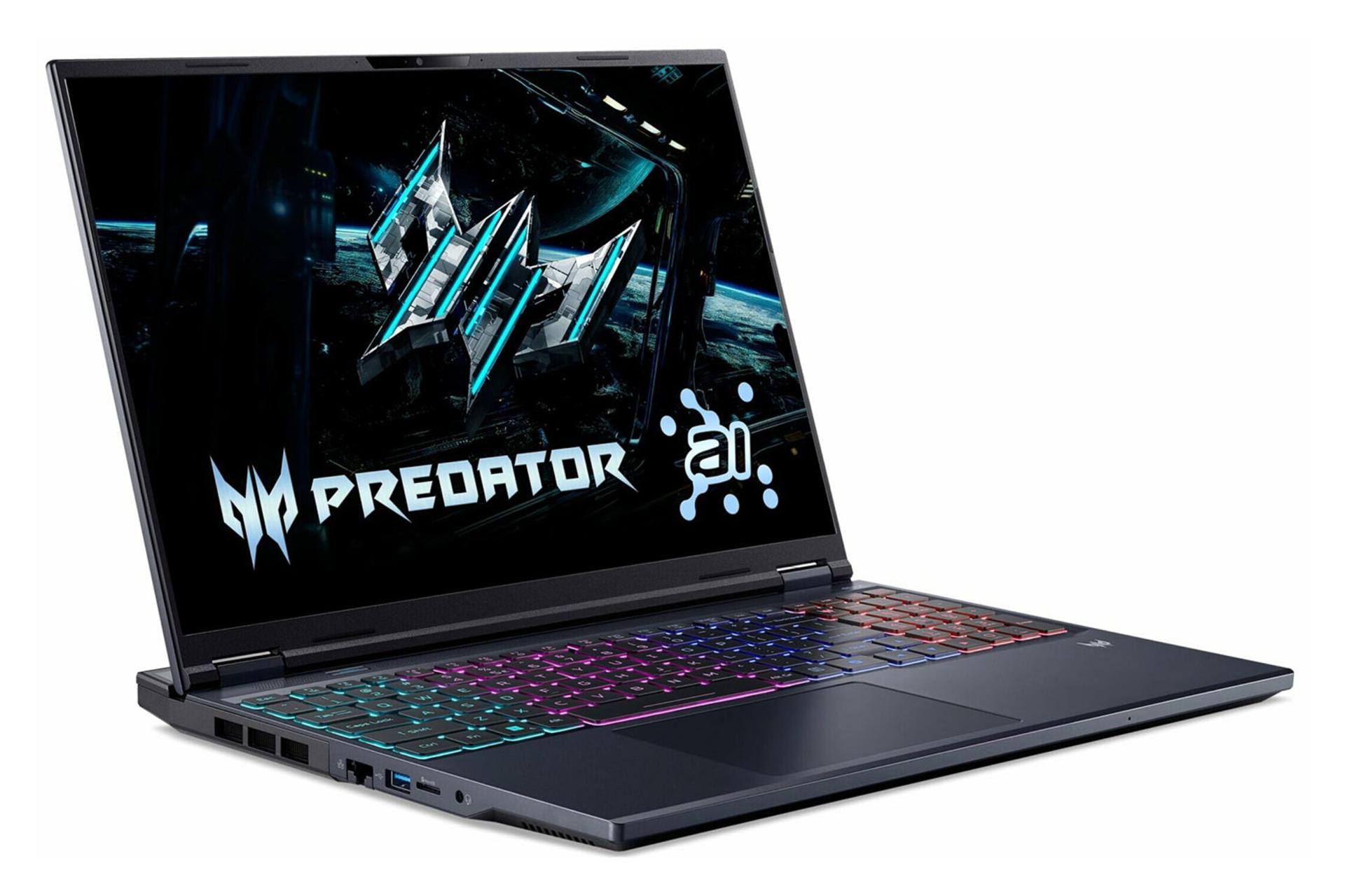لپ تاپ ایسر Acer Predator Helios Neo 16 AI PHN16-73-97BP نمای جلو و چپ