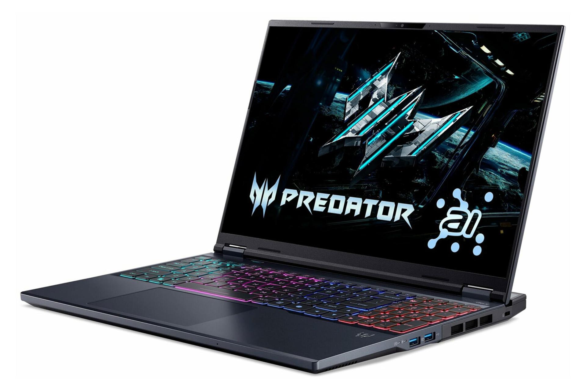 لپ تاپ ایسر Acer Predator Helios Neo 16 AI PHN16-73-97BP نمای جلو و راست