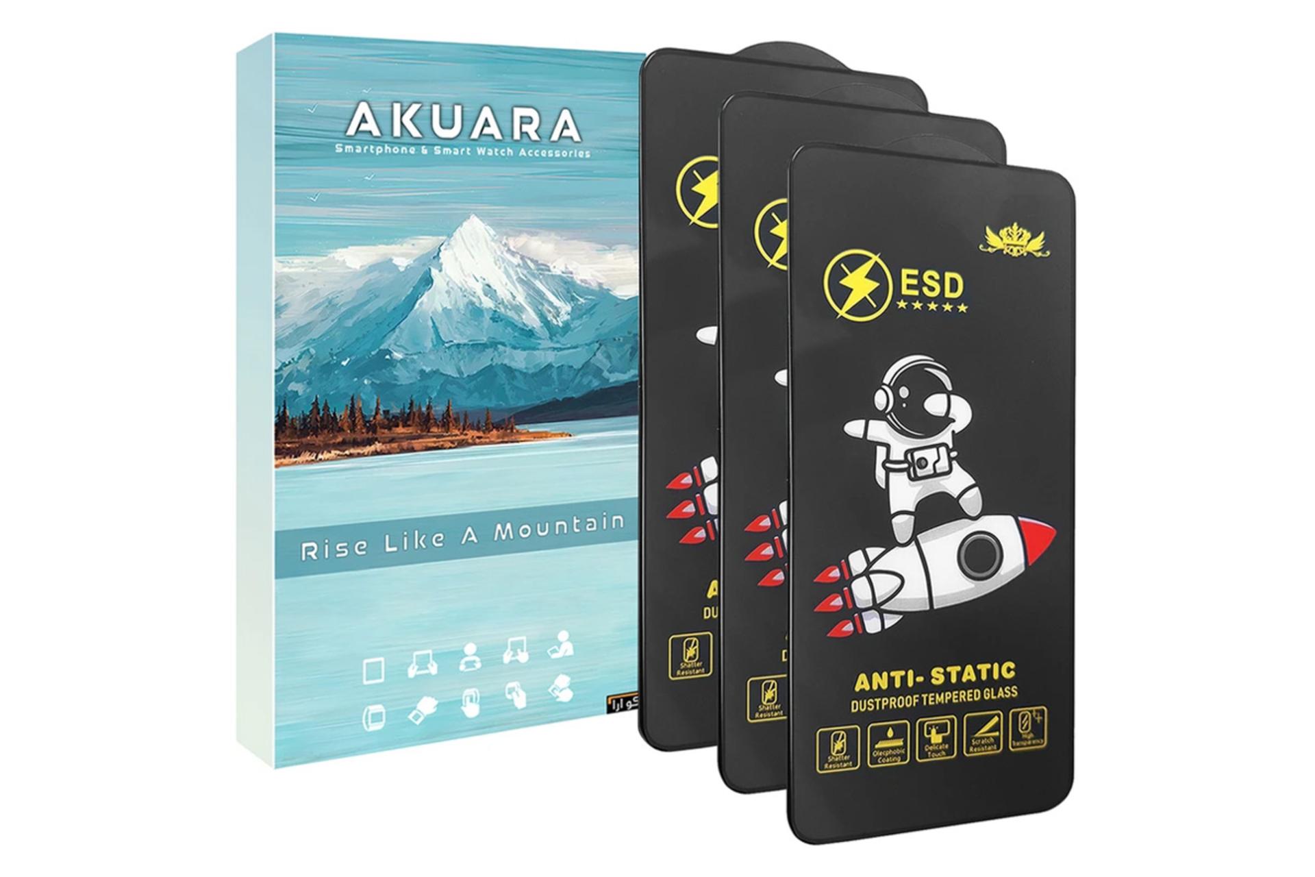 محافظ صفحه نمایش گوشی آکوآرا مدل Astronaut آنتی ‌استاتیک مناسب شیائومی Redmi Note 9S