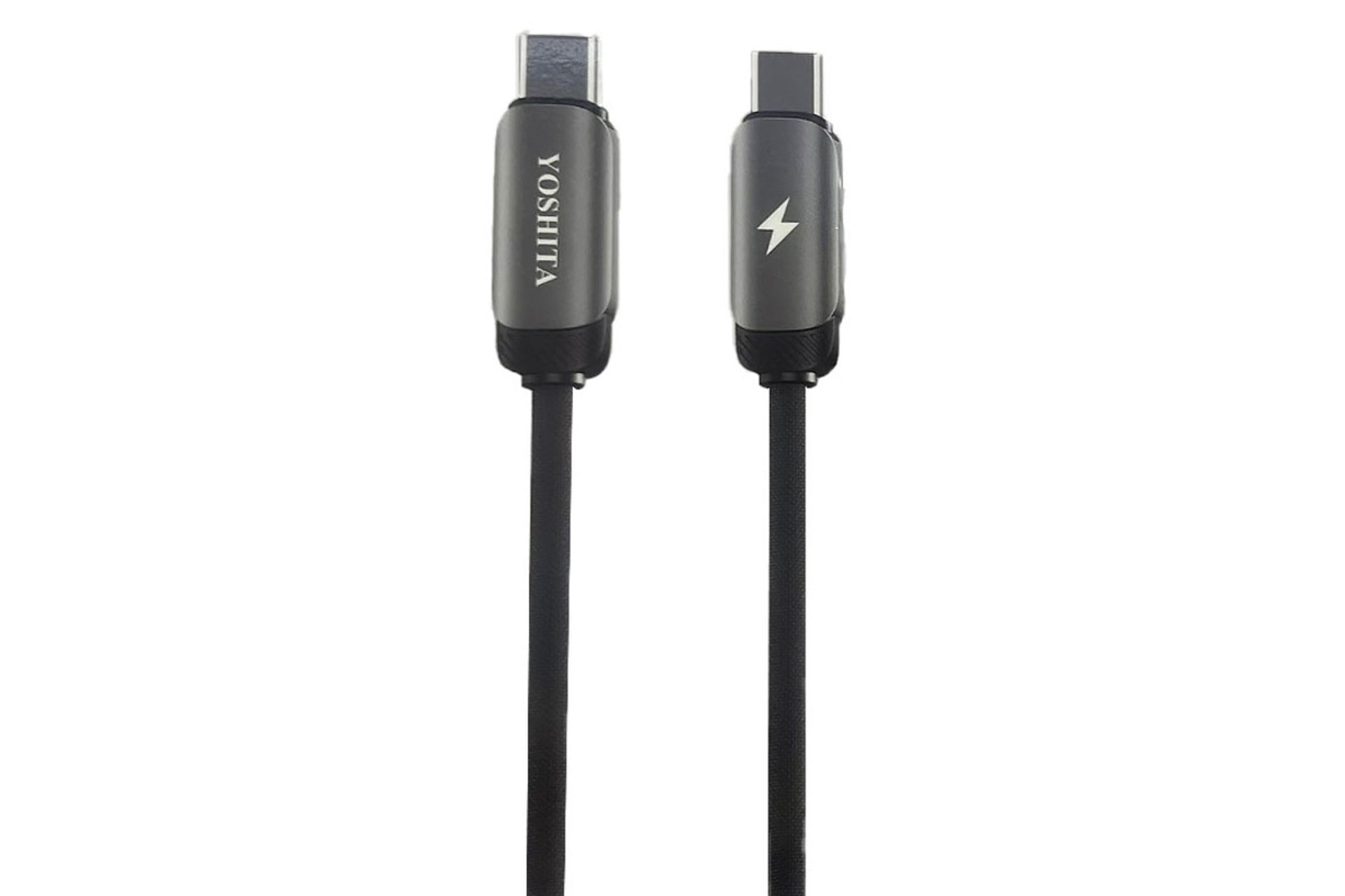 کابل شارژ USB یوشیتا Type-C به Type-C مدل YC-061 با طول 1 متر