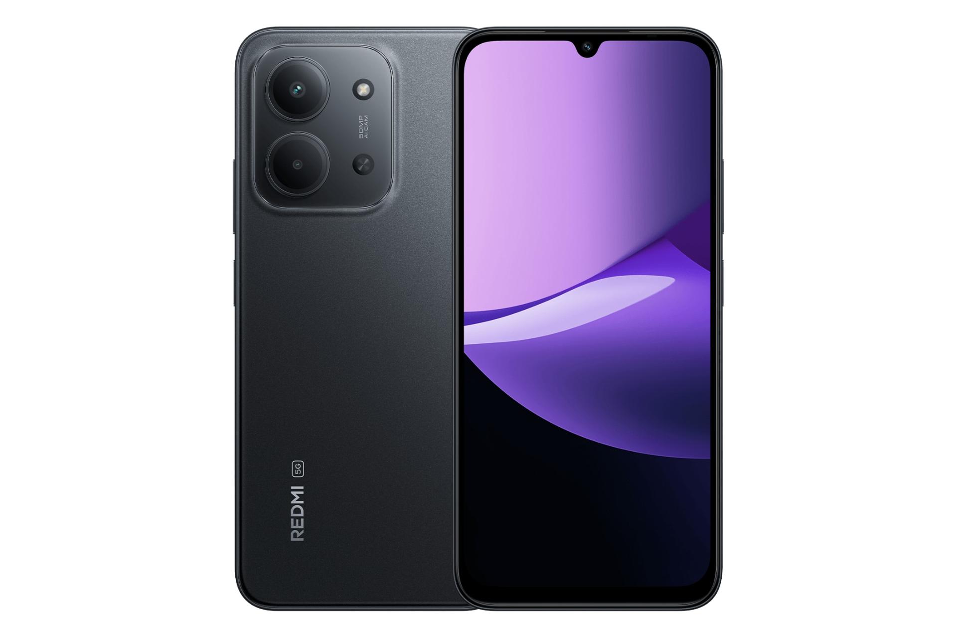 پنل جلو و پشت گوشی موبایل ردمی 15C شیائومی 5G مشکی / Xiaomi Redmi 15C 5G