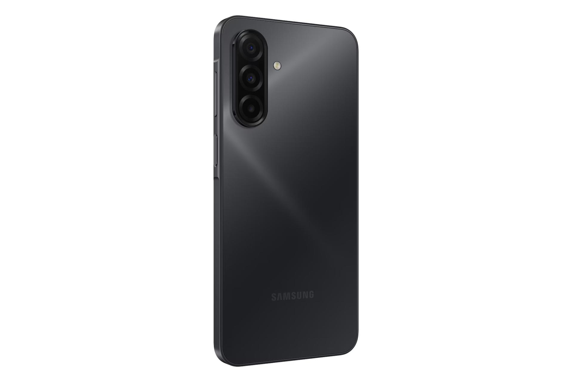 سمت چپ پنل پشت گوشی موبایل گلکسی A17 سامسونگ 4G مشکی / Samsung Galaxy A17 4G