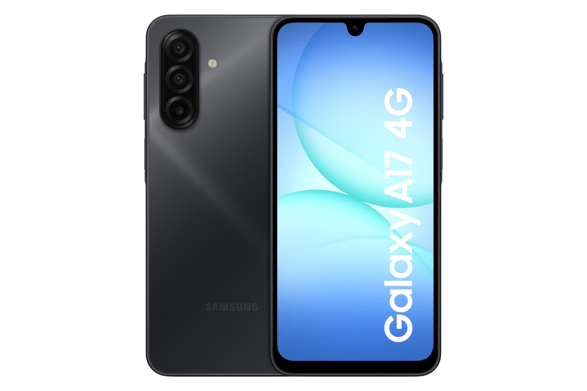 پنل جلو و پشت گوشی موبایل گلکسی A17 سامسونگ 4G مشکی / Samsung Galaxy A17 4G