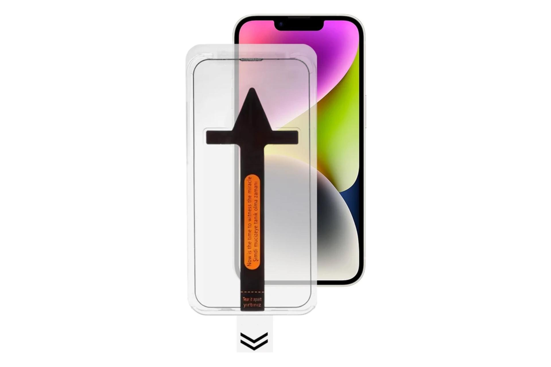 محافظ صفحه نمایش گوشی اسپریگ مدل Easy Kit مناسب اپل iPhone 14 Plus / 13 Pro Max