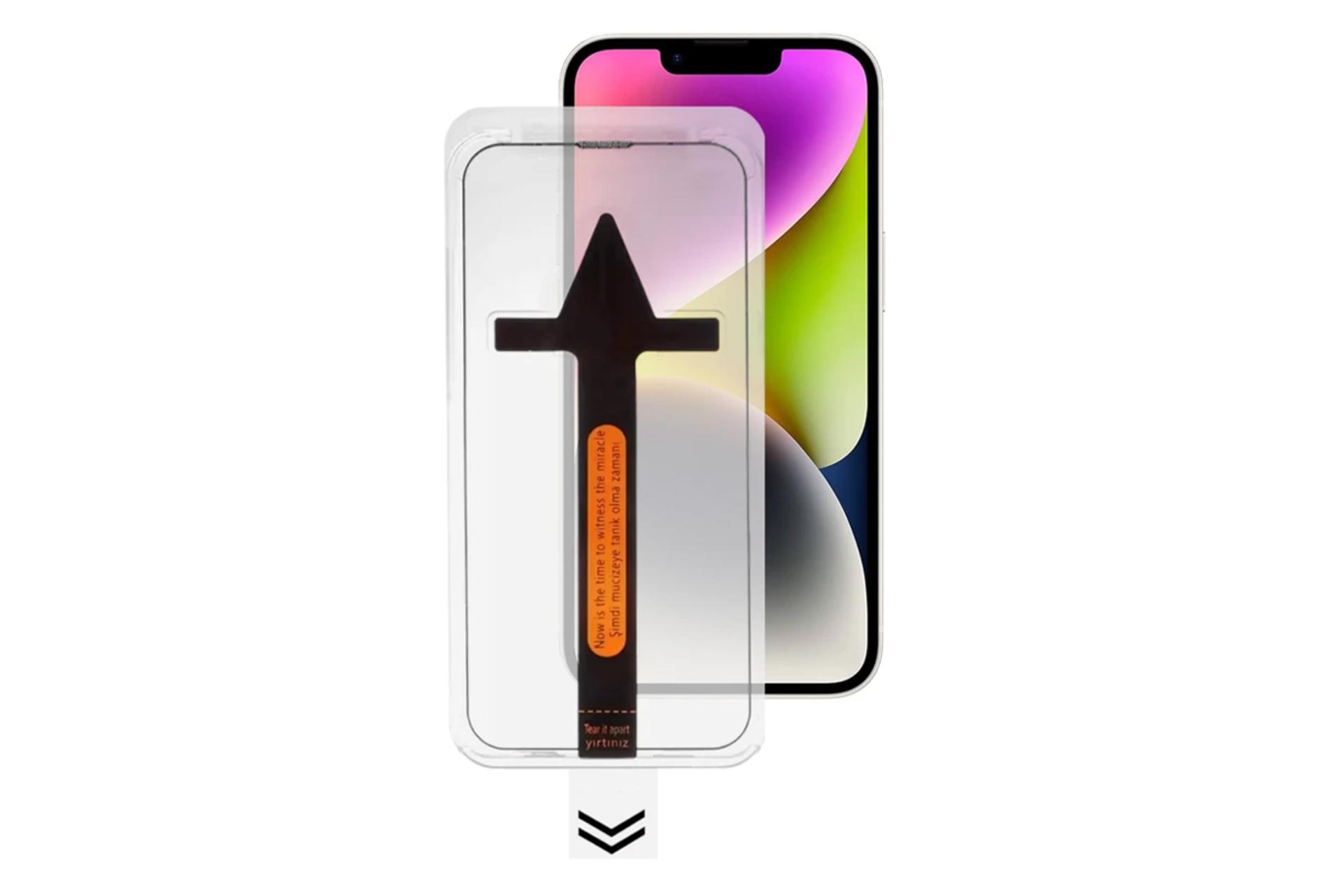 محافظ صفحه نمایش گوشی اسپریگ مدل Easy Kit مناسب اپل iPhone 14 / 13 Pro / 13