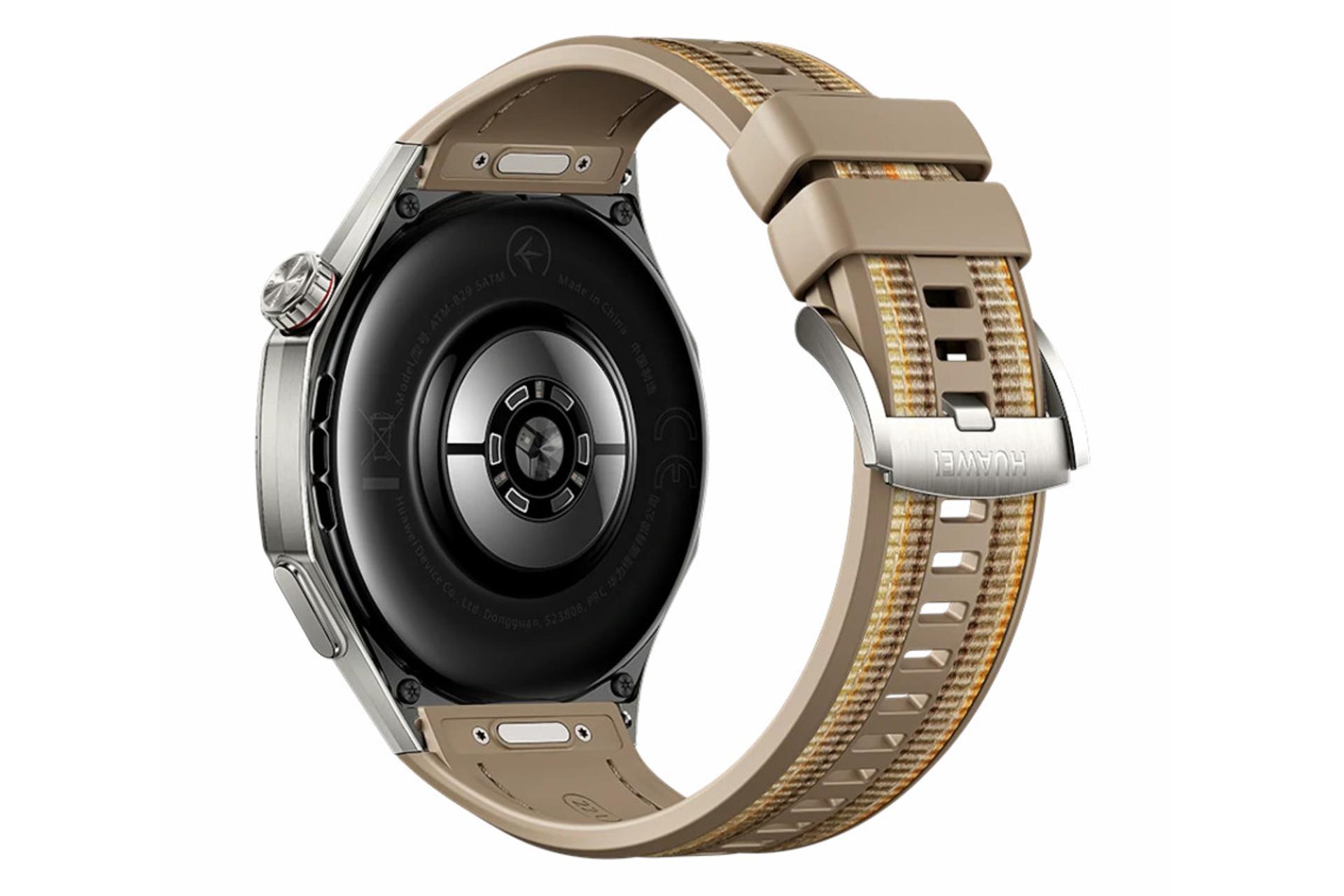 پشت ساعت هوشمند هواوی واچ GT 6 Pro تیتانیوم قهوه ای / Huawei Watch GT 6 Pro