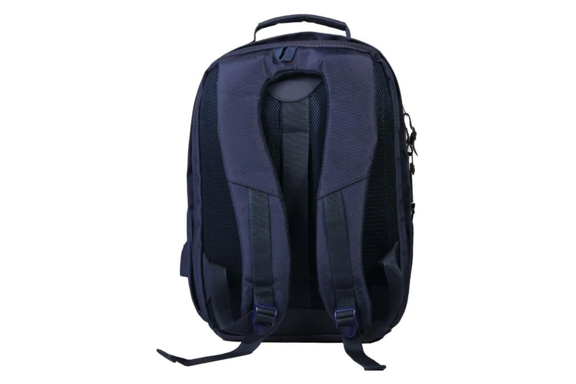 نمای پشت کیف لپ تاپ کوله پشتی لپ تاپ پرزیدنت DRAMA مناسب 15 اینچ