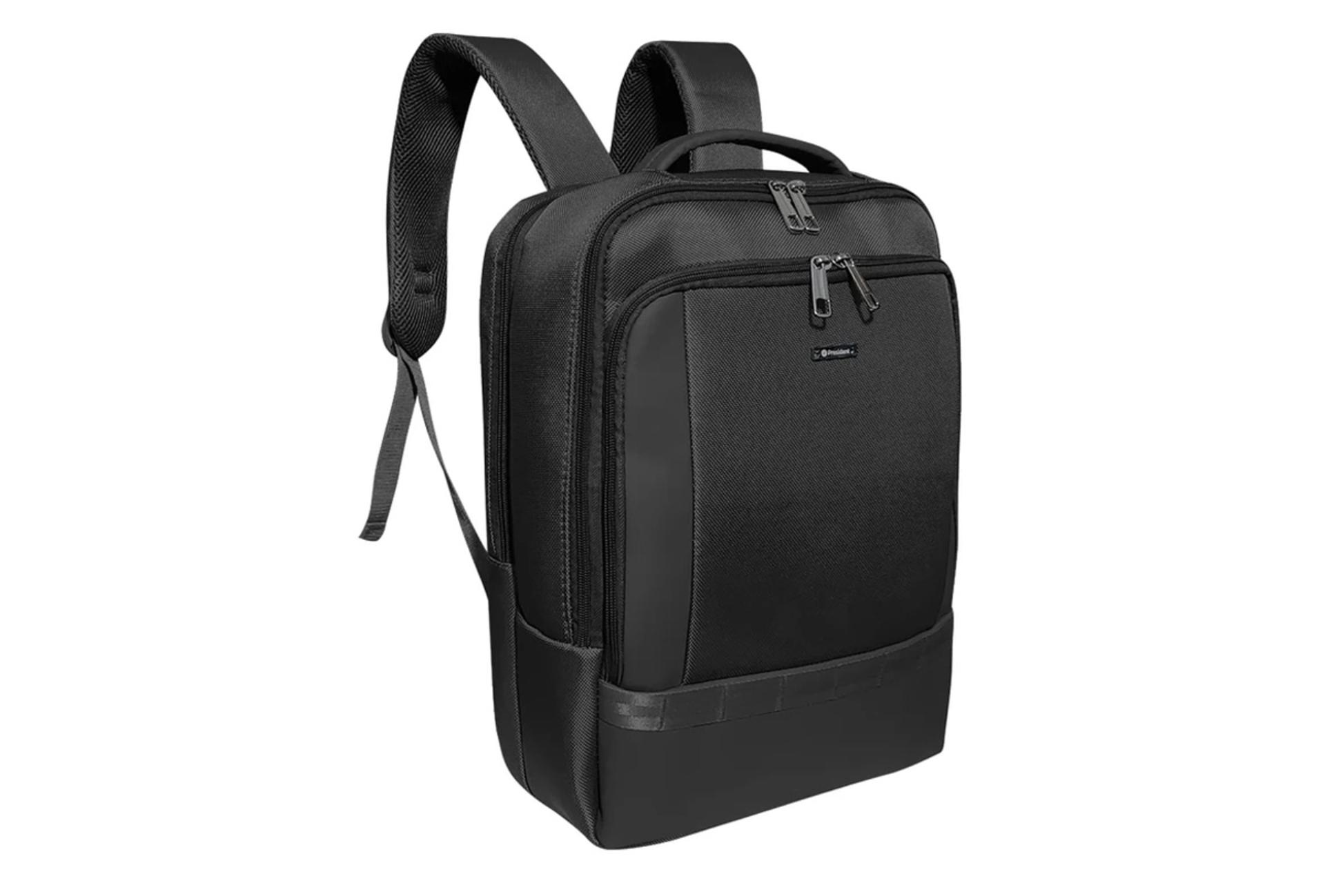 کیف لپ تاپ کوله پشتی لپ تاپ پرزیدنت Marvel مناسب 15.6 اینچ رنگ مشکی