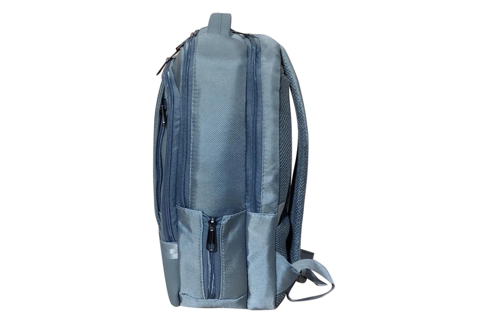 نمای کنار کیف لپ تاپ کوله پشتی لپ تاپ پرزیدنت Marvel مناسب 15.6 اینچ