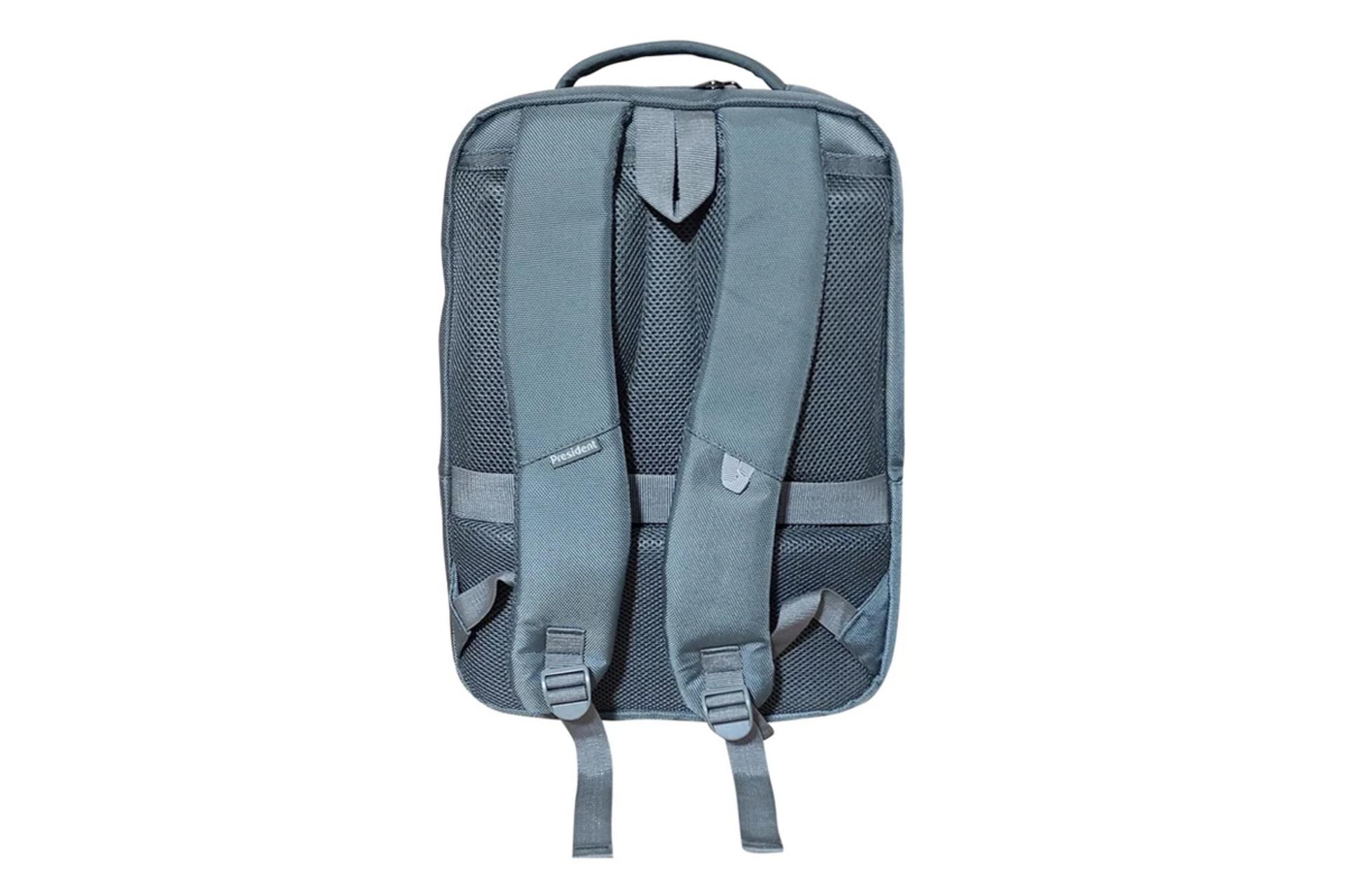 نمای پشت کیف لپ تاپ کوله پشتی لپ تاپ پرزیدنت Marvel مناسب 15.6 اینچ