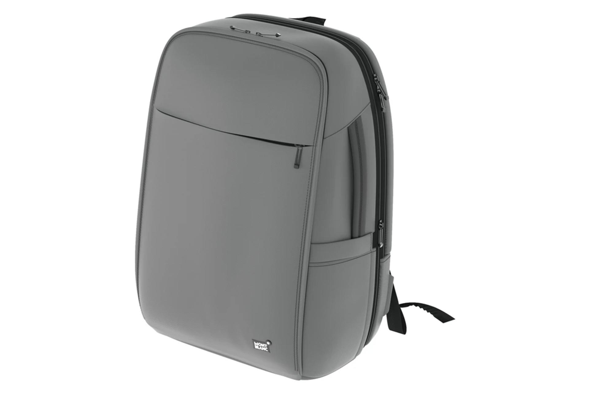 کیف لپ تاپ کوله پشتی لپ تاپ پرزیدنت MONT مناسب 15.6 اینچ رنگ خاکستری