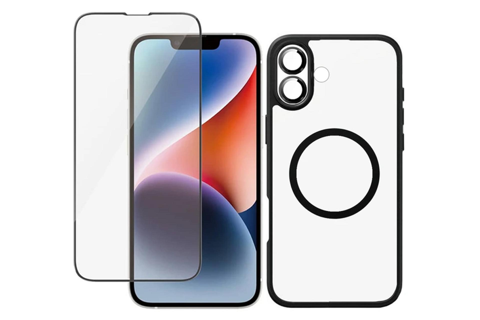 قاب گوشی آلتیمیت شیلد مدل Magsafe BRD RngFl مناسب اپل iPhone 16 همراه با محافظ لنز و صفحه نمایش