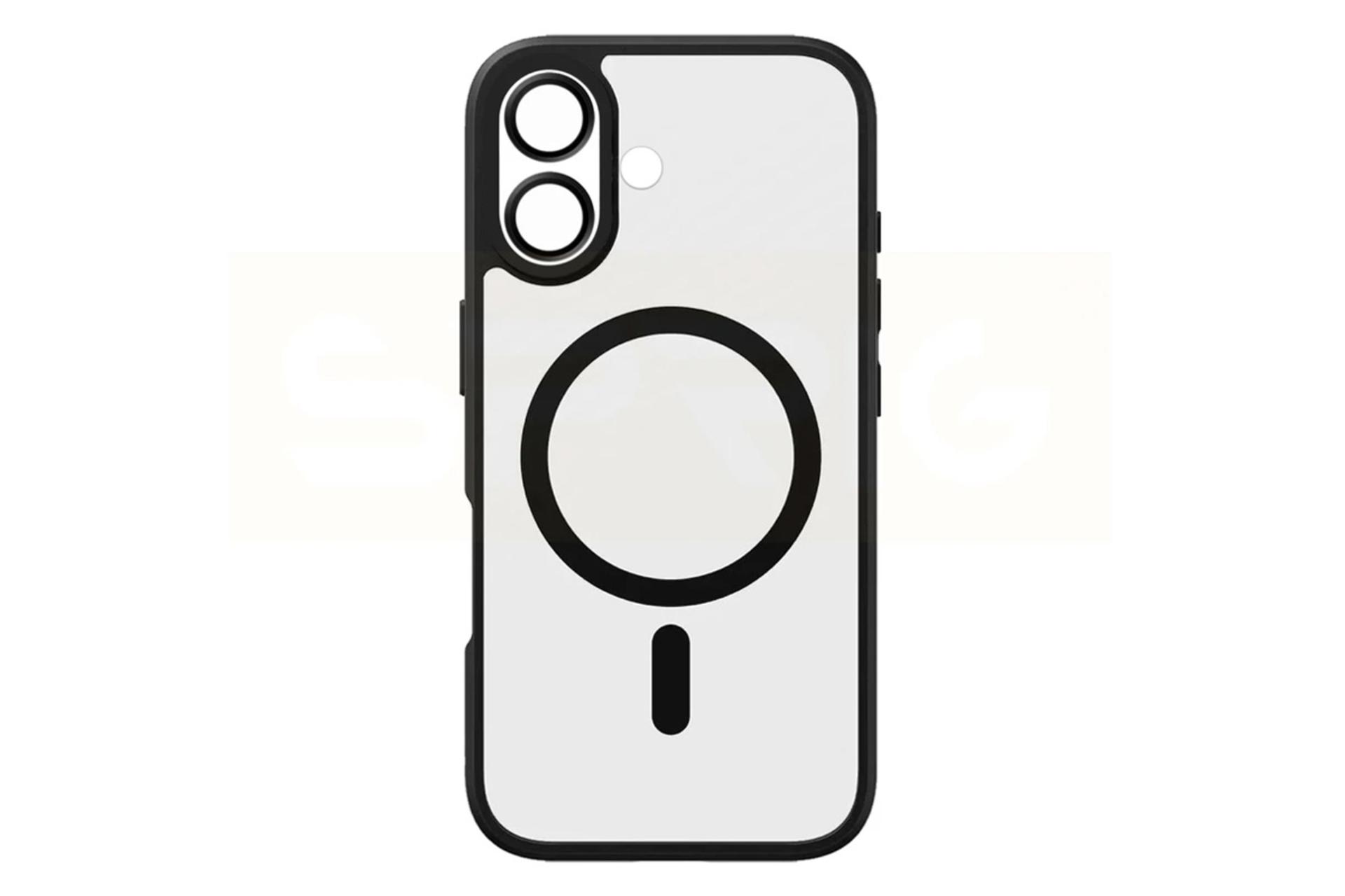 قاب گوشی اسپریگ مدل MagSafe-Ring مناسب اپل iPhone 16 همراه با محافظ لنز