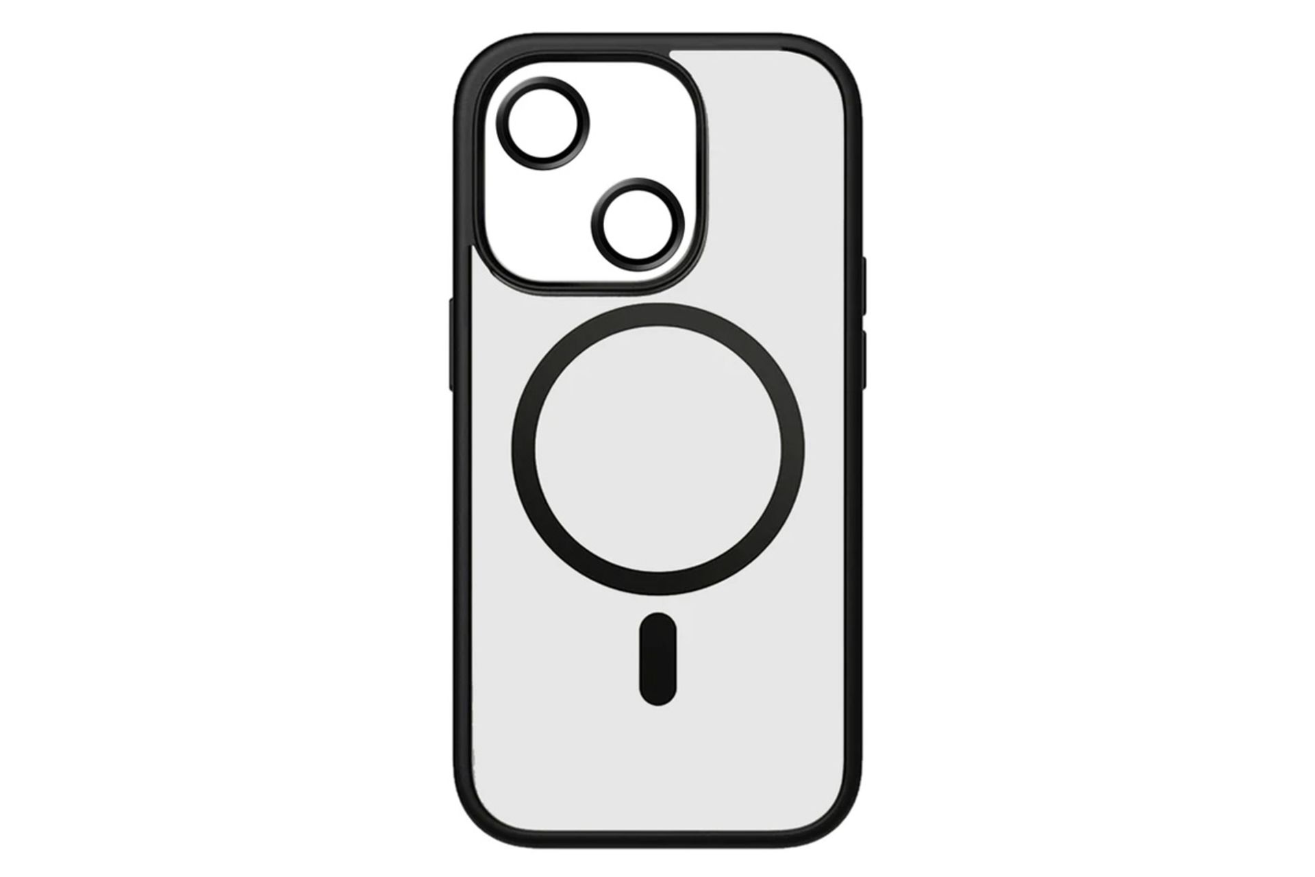 قاب گوشی اسپریگ مدل MagSafe-Ring مناسب اپل iPhone 15 همراه با محافظ لنز