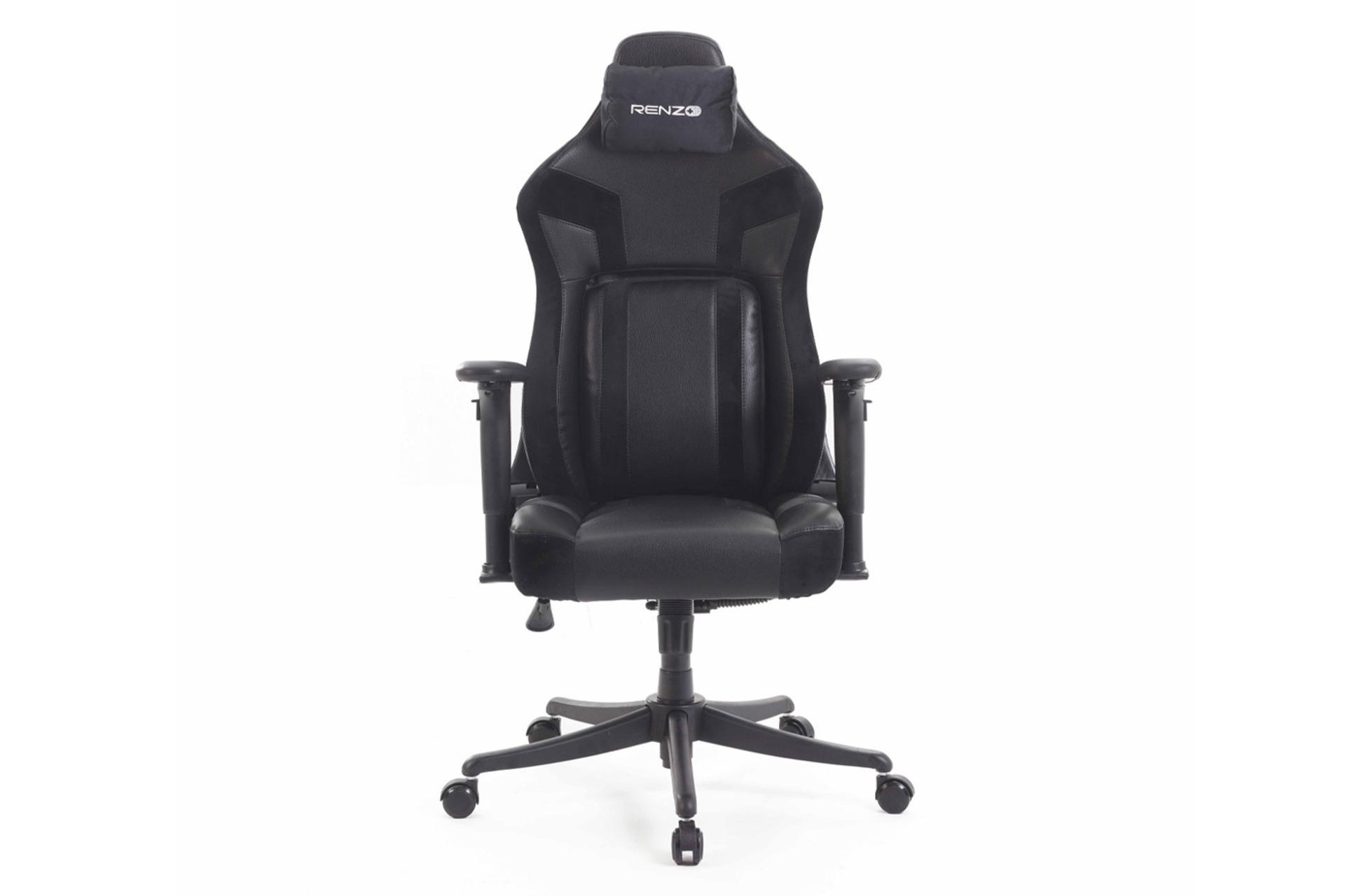 صندلی گیمینگ رنزو Dynamic Black Panther نمای روبرو
