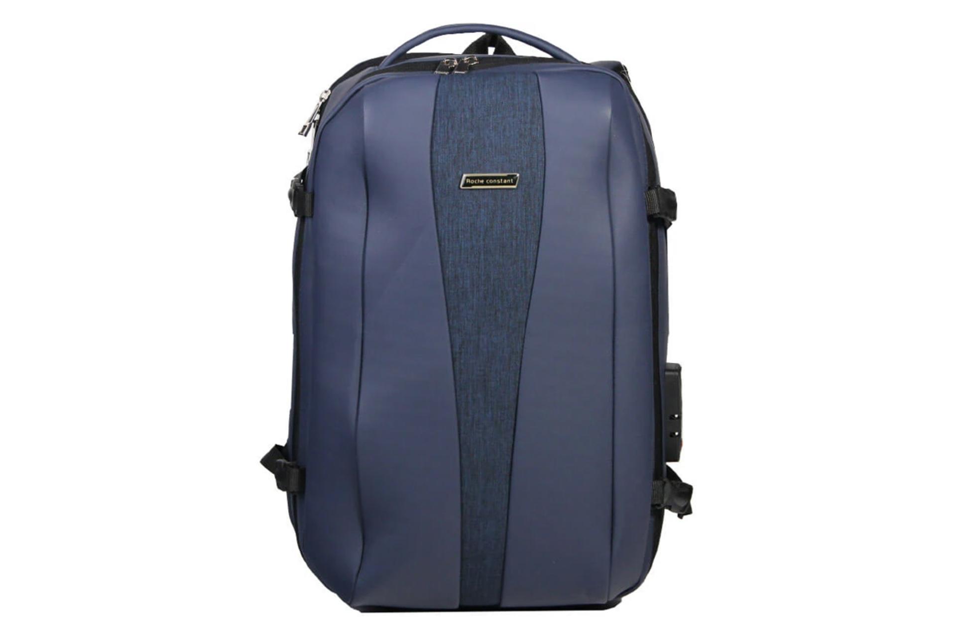 کیف لپ تاپ کوله پشتی لپ تاپ پرزیدنت Roche Constant مناسب 15.6 اینچ نمای روبرو