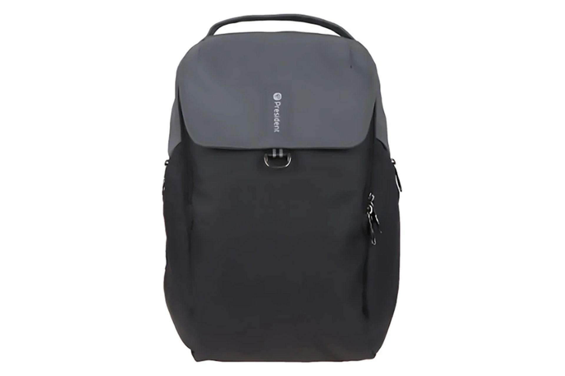 کیف لپ تاپ کوله پشتی لپ تاپ پرزیدنت Zimmer مناسب 15.6 اینچ نمای روبرو