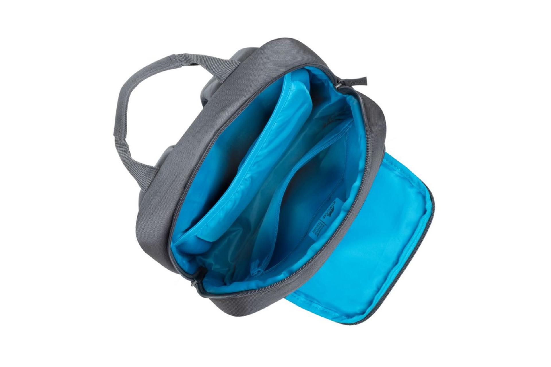 کیف لپ تاپ کوله پشتی لپ تاپ ریوا کیس 7523 مناسب 14 اینچ نمای بالا