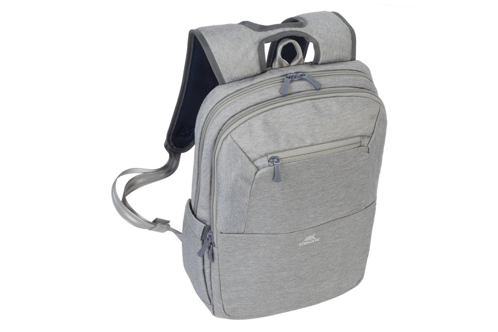 کیف لپ تاپ کوله پشتی لپ تاپ ریوا کیس 7760 مناسب 15.6 اینچ نمای بالا