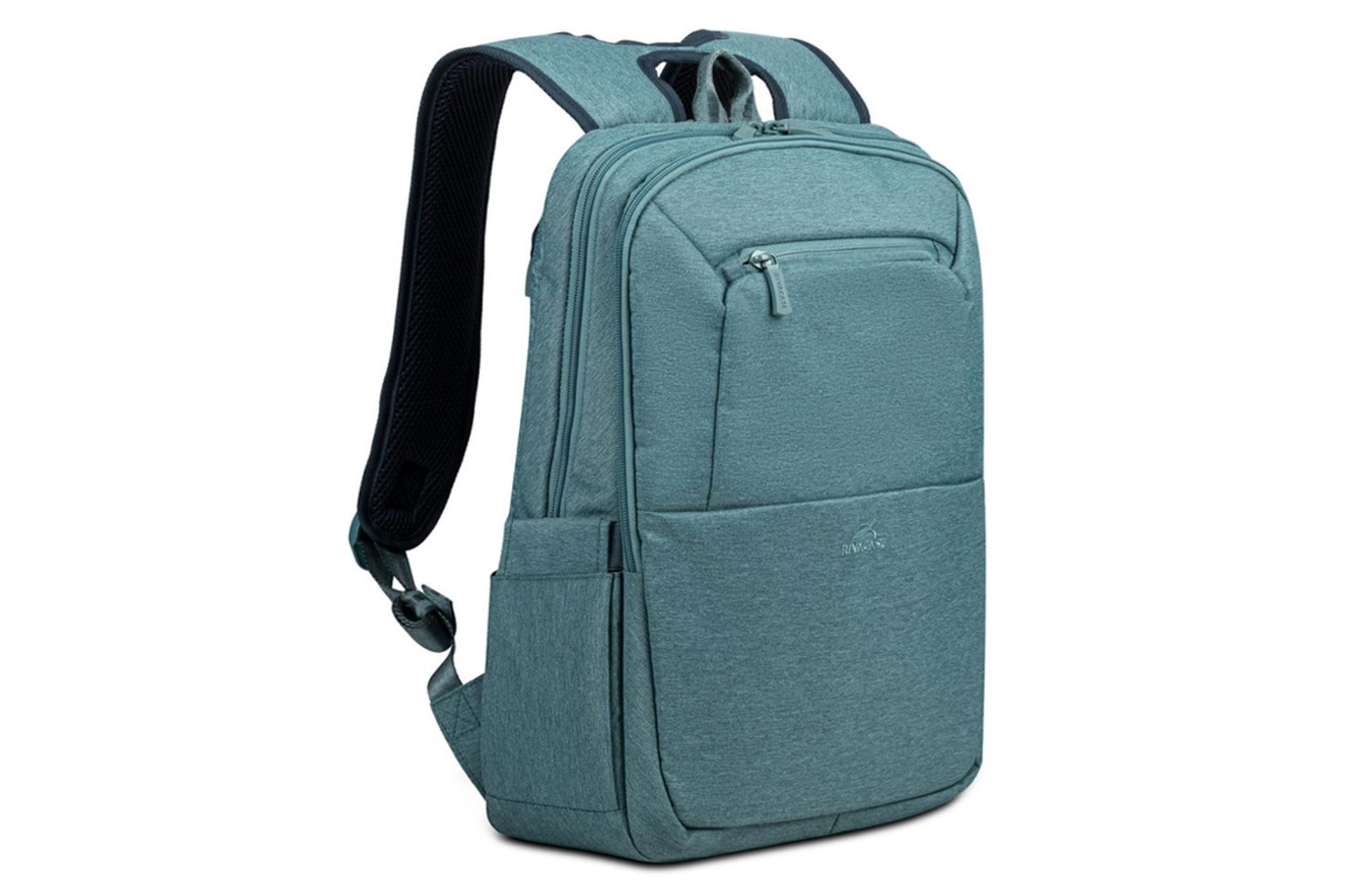 کیف لپ تاپ کوله پشتی لپ تاپ ریوا کیس 7760 مناسب 15.6 اینچ رنگ سبز