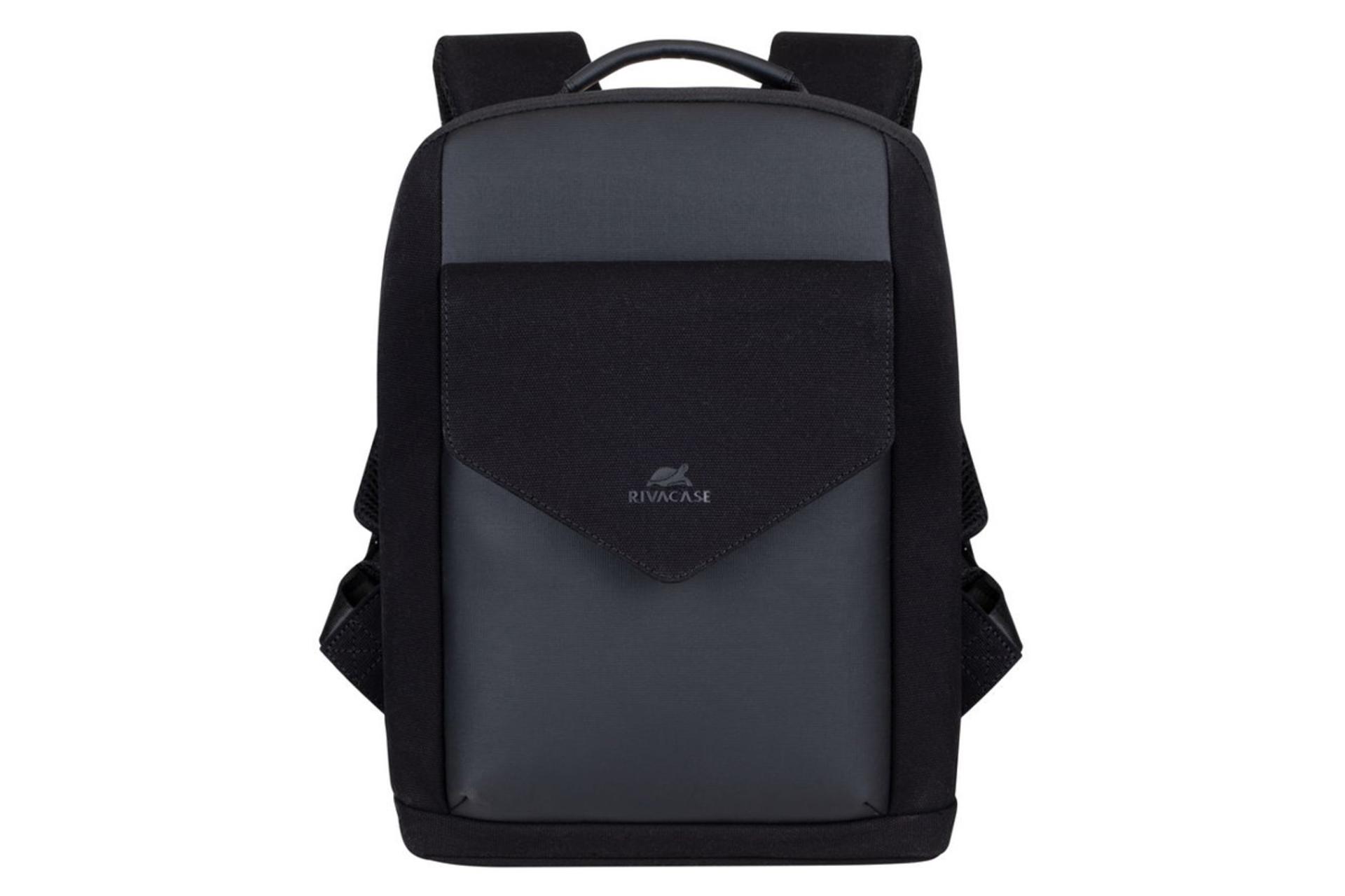 کیف لپ تاپ کوله پشتی لپ تاپ ریوا کیس 8521 مناسب 13 اینچ نمای روبرو