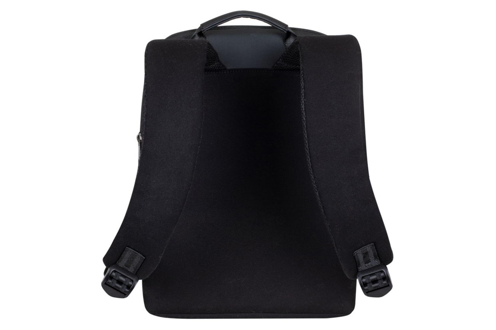 نمای پشت کیف لپ تاپ کوله پشتی لپ تاپ ریوا کیس 8521 مناسب 13 اینچ