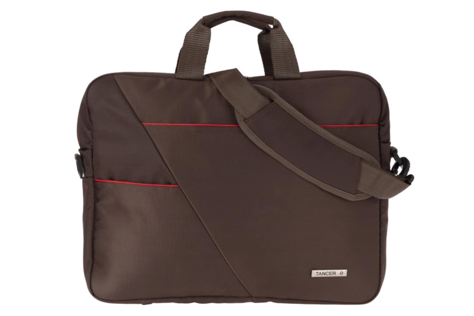 کیف لپ تاپ کیف لپ تاپ تنسر 110 مناسب 15.6 اینچ نمای روبرو