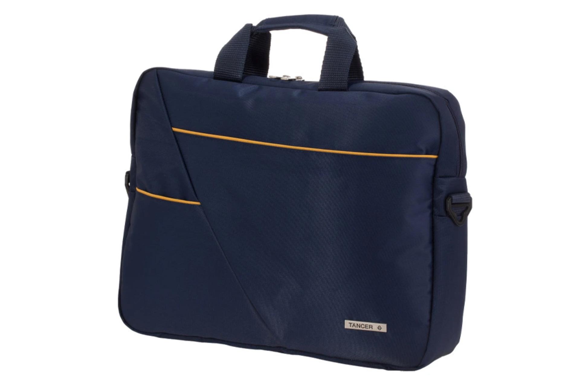 نمای سمت راست کیف لپ تاپ کیف لپ تاپ تنسر 110 مناسب 15.6 اینچ