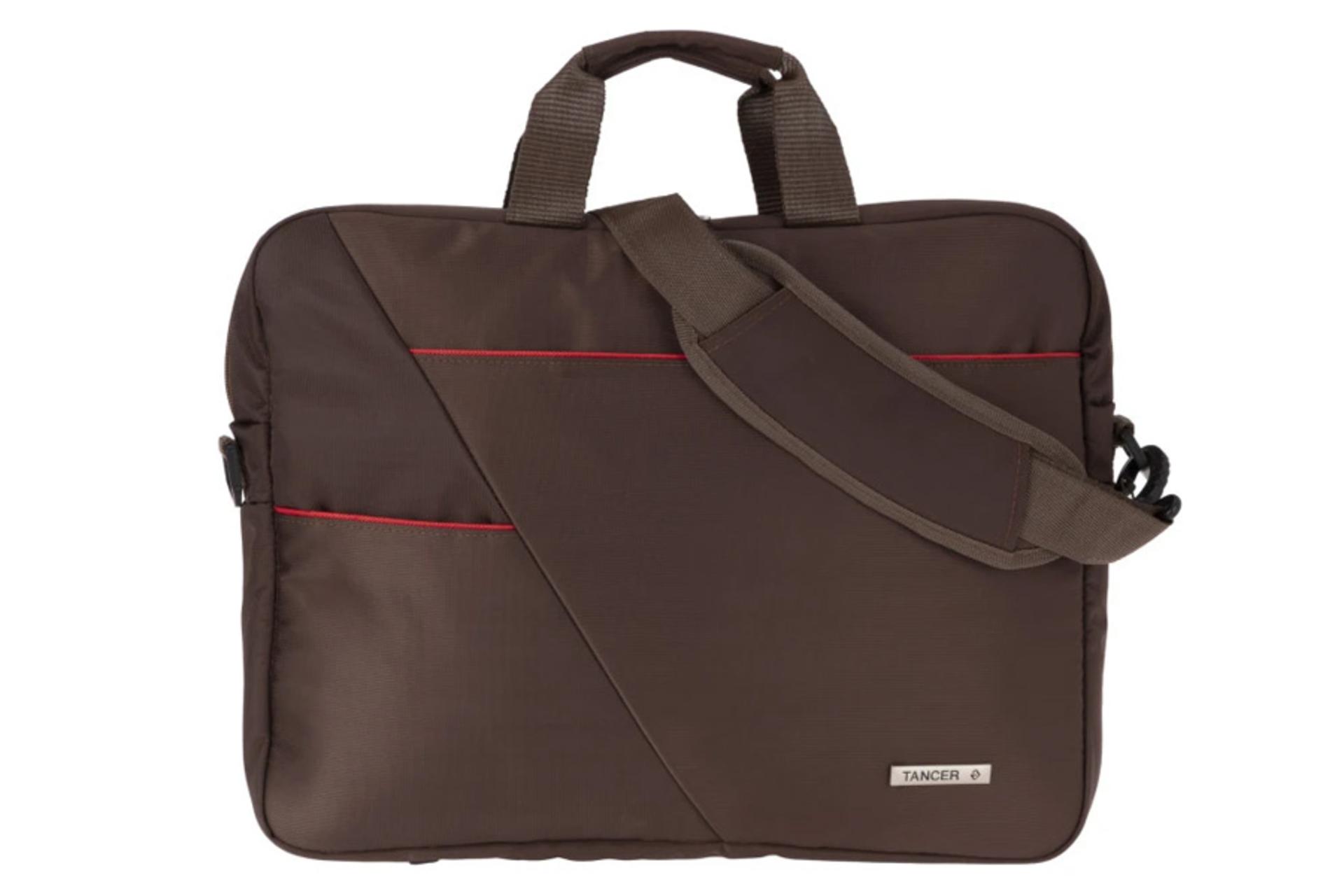 کیف لپ تاپ کیف لپ تاپ تنسر 01110 مناسب 15.6 اینچ نمای روبرو