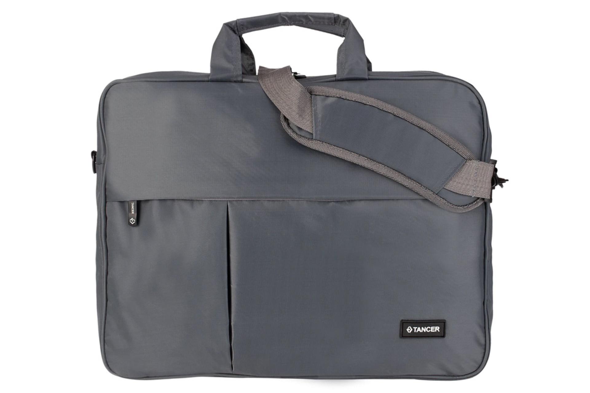 کیف لپ تاپ کیف لپ تاپ تنسر 01118 مناسب 17 اینچ نمای روبرو