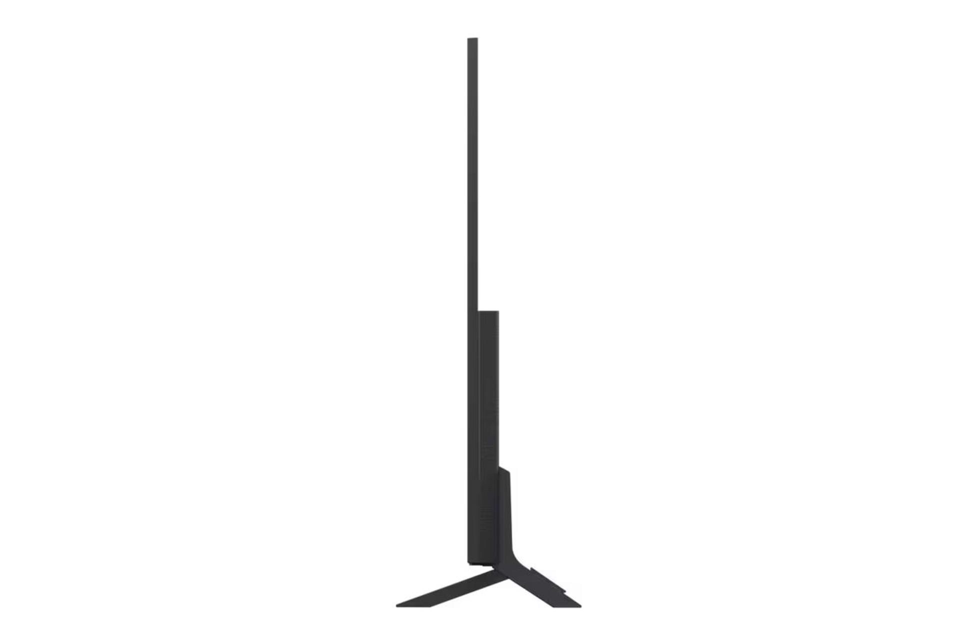 نمای کنار تلویزیون ال جی QNED82 مدل 65 اینچ 2025